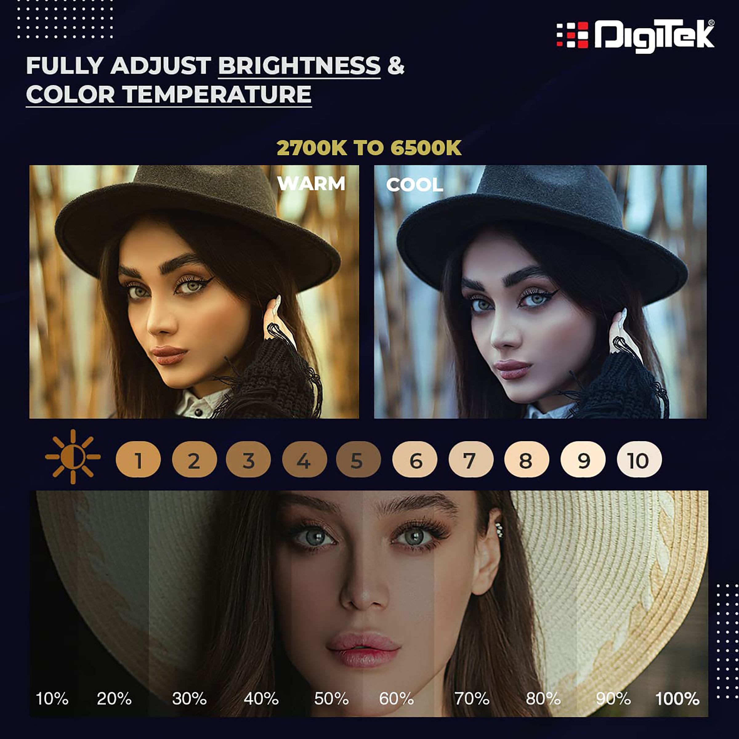 Digitek DRL-18 RGB Ring Light with Remote & Carry Bag for Photography, Videography & Live Streaming (Multi-Angle Adjustment)_9