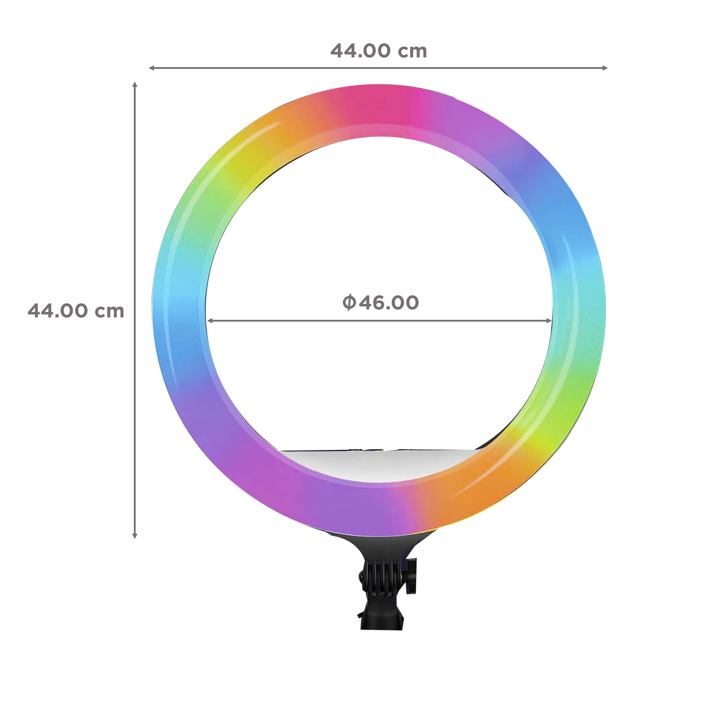Digitek DRL-18 RGB Ring Light with Remote & Carry Bag for Photography, Videography & Live Streaming (Multi-Angle Adjustment)_2