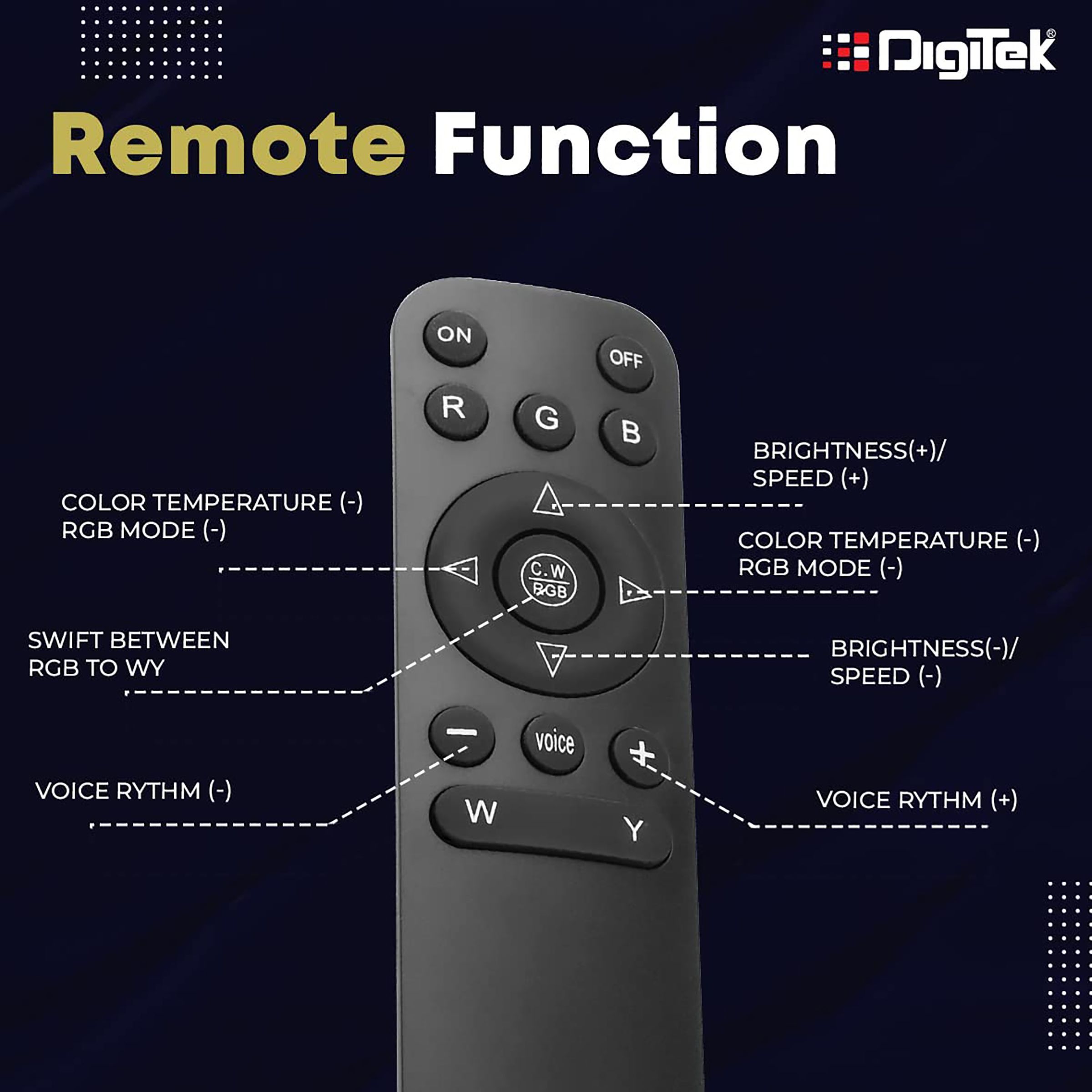 Digitek DRL-18 RGB Ring Light with Remote & Carry Bag for Photography, Videography & Live Streaming (Multi-Angle Adjustment)_4