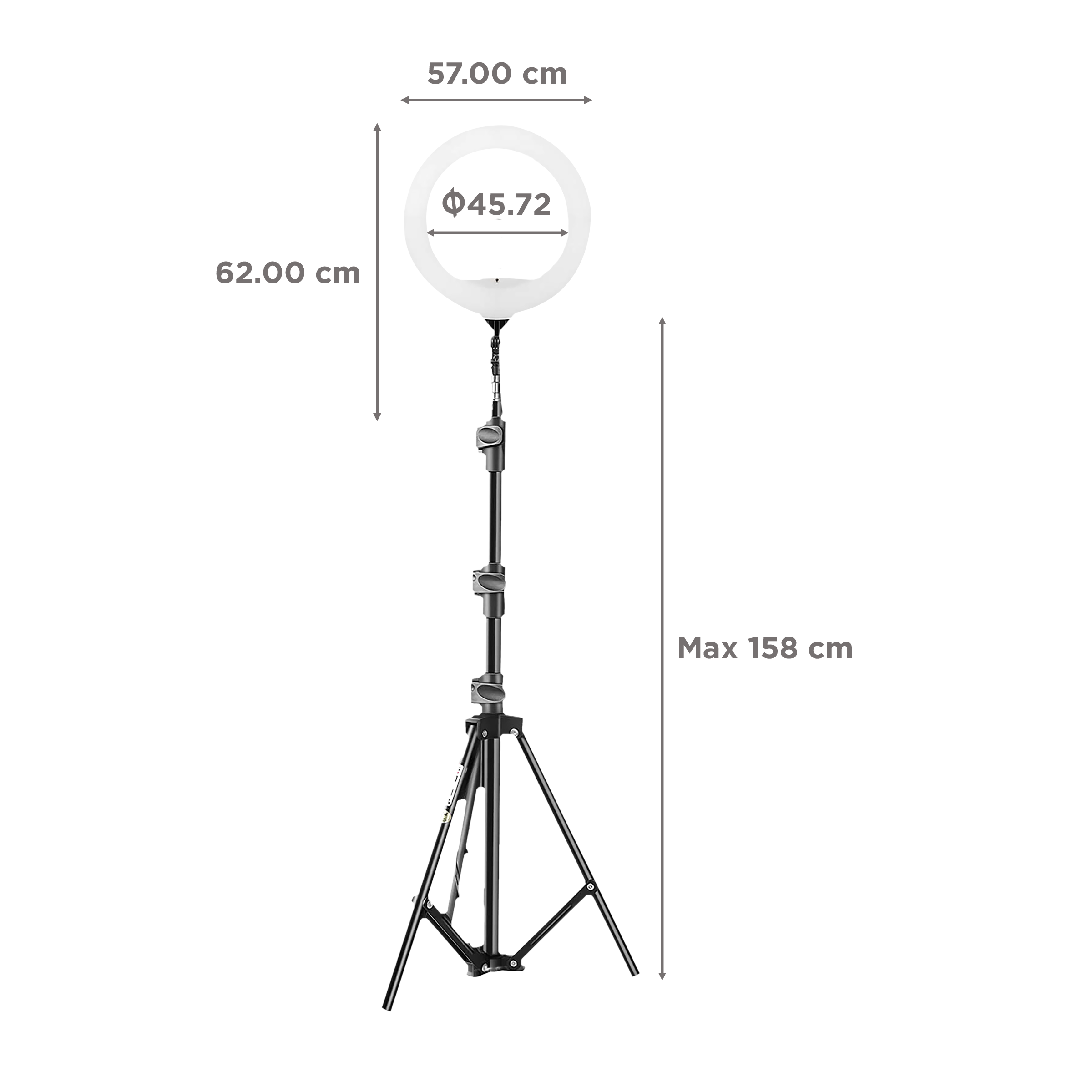 Digitek DRL-18H C Ring Light with Mobile Holder for Still Photography & Videography (Dual Color Modes)_2