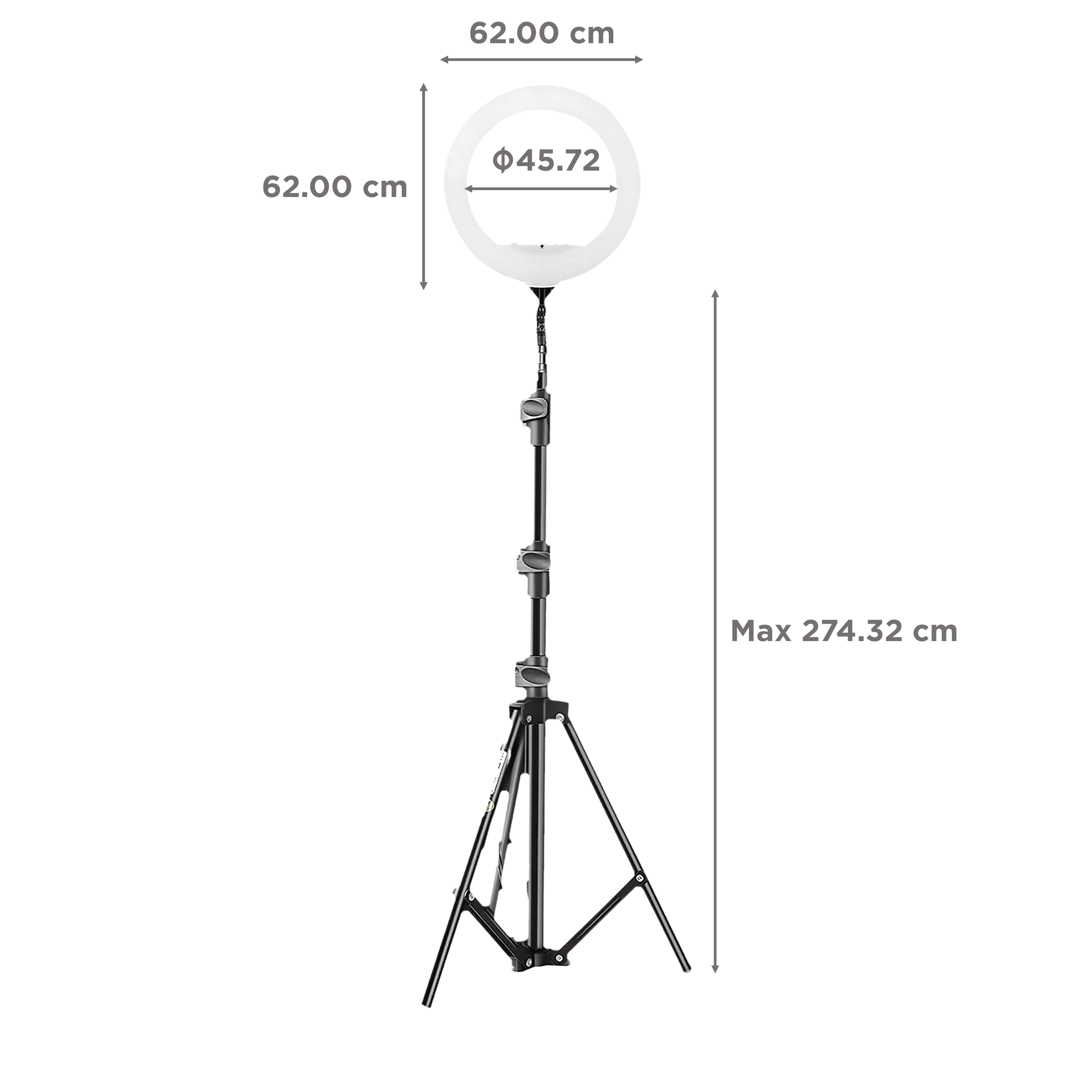 Digitek DRL-18HC9 Ring Light with Mobile Holder for Still Photography & Videography (Dual Color Modes)_2