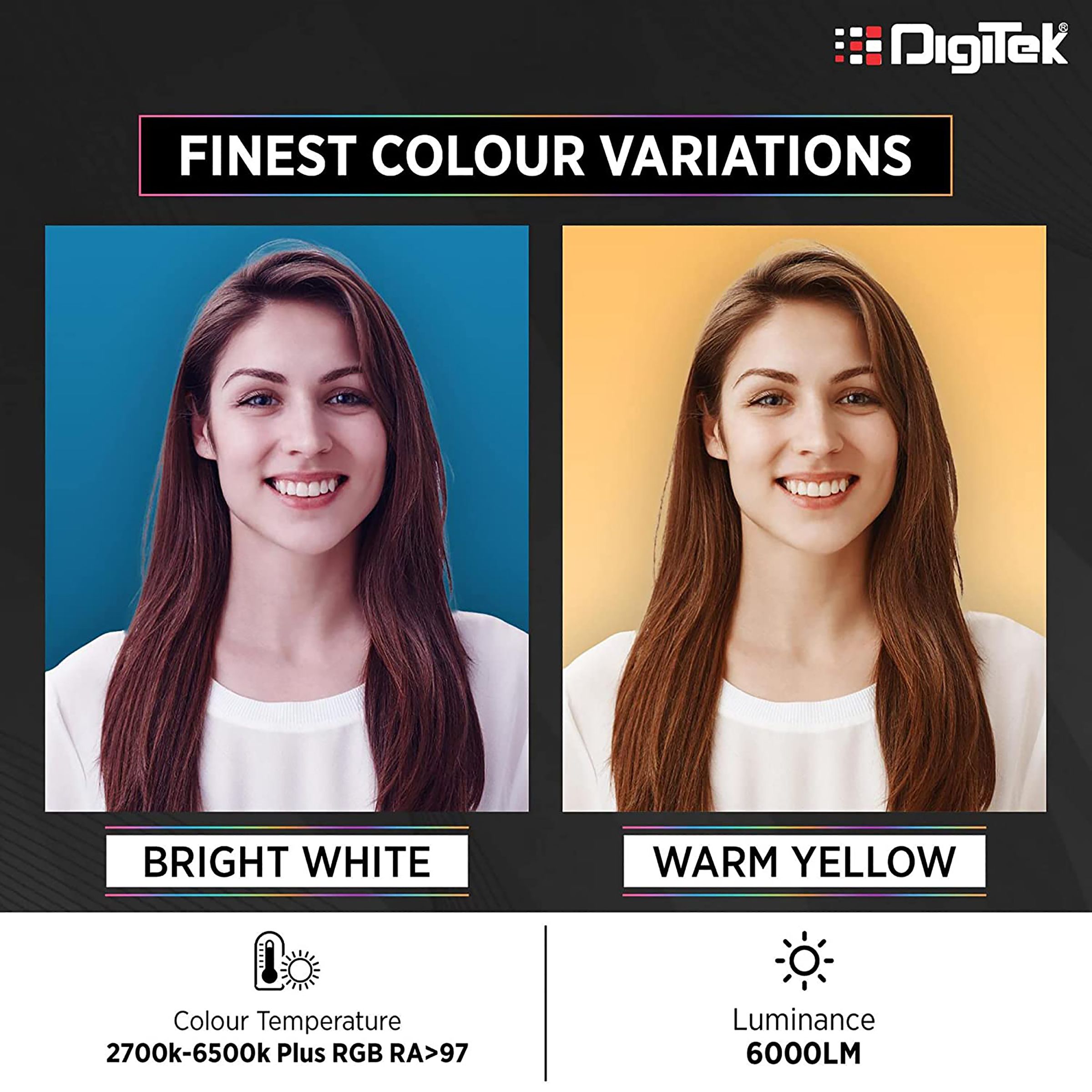 Digitek DPRL-19 RGB Ring Light with Remote Control for Photography & Videography (Rainbow Light)_10