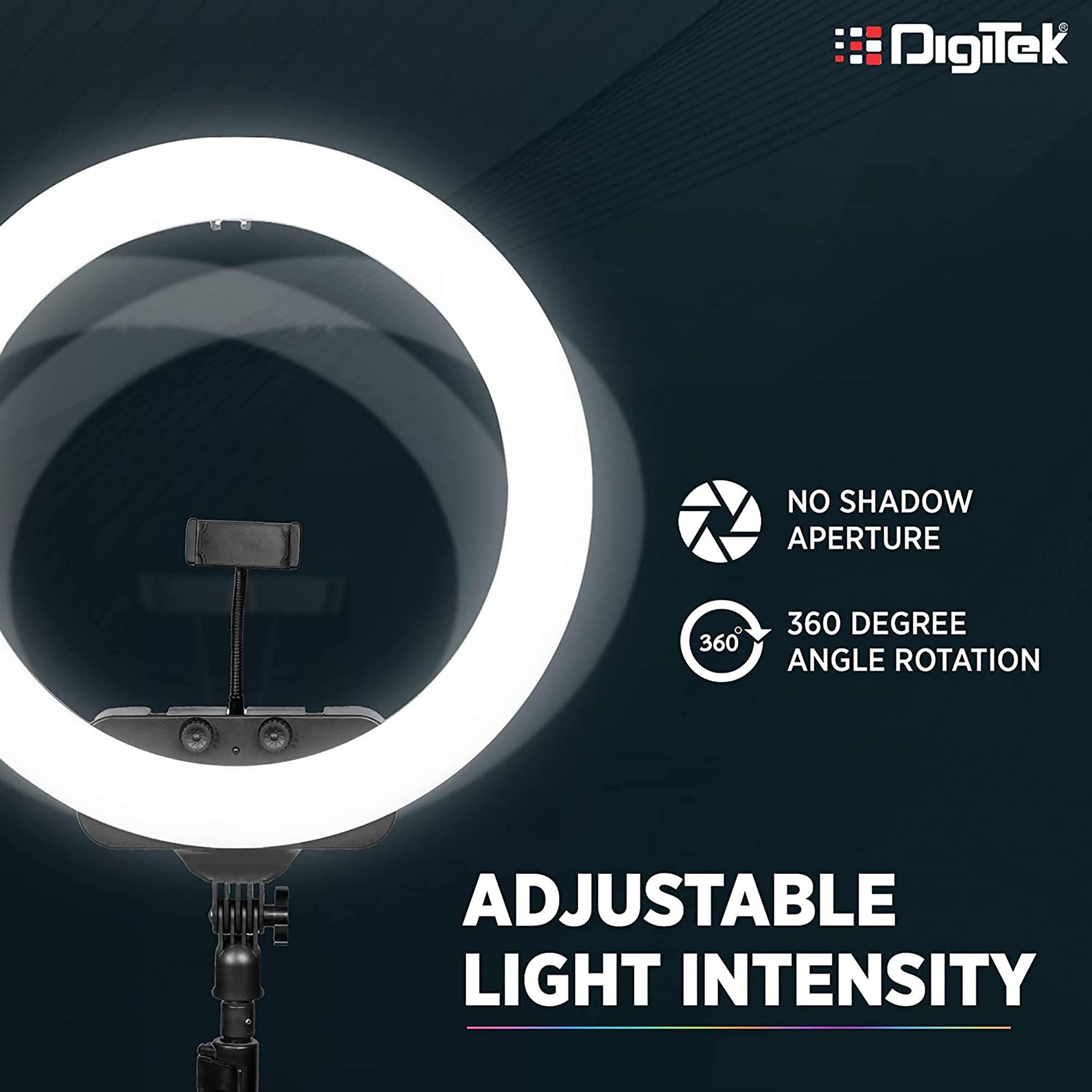 Digitek DPRL-19 RGB Ring Light with Remote Control for Photography & Videography (Rainbow Light)_17