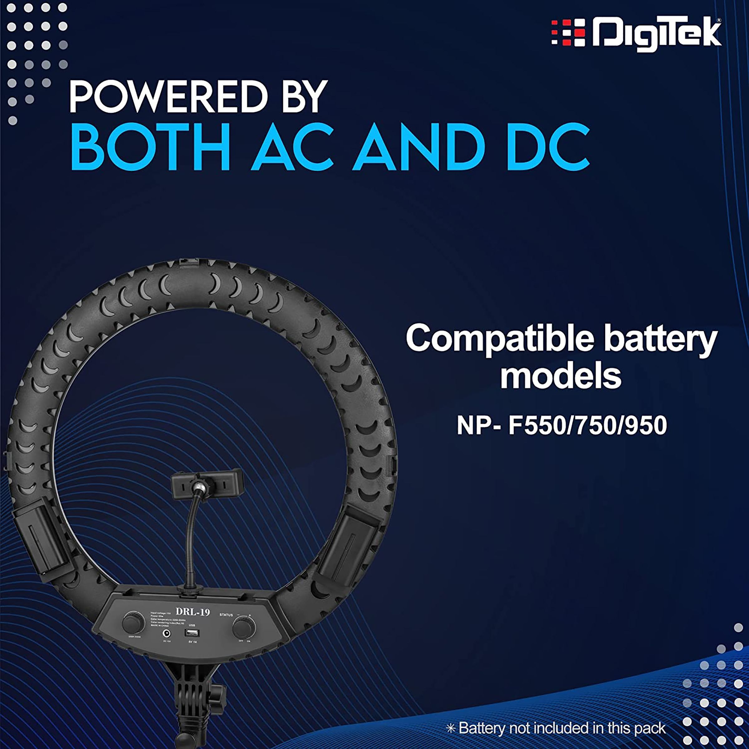 Digitek DWRS-003 Ring Light with Mobile Holder & Remote for Still Photography & Videography (Dimmable Lighting)_7