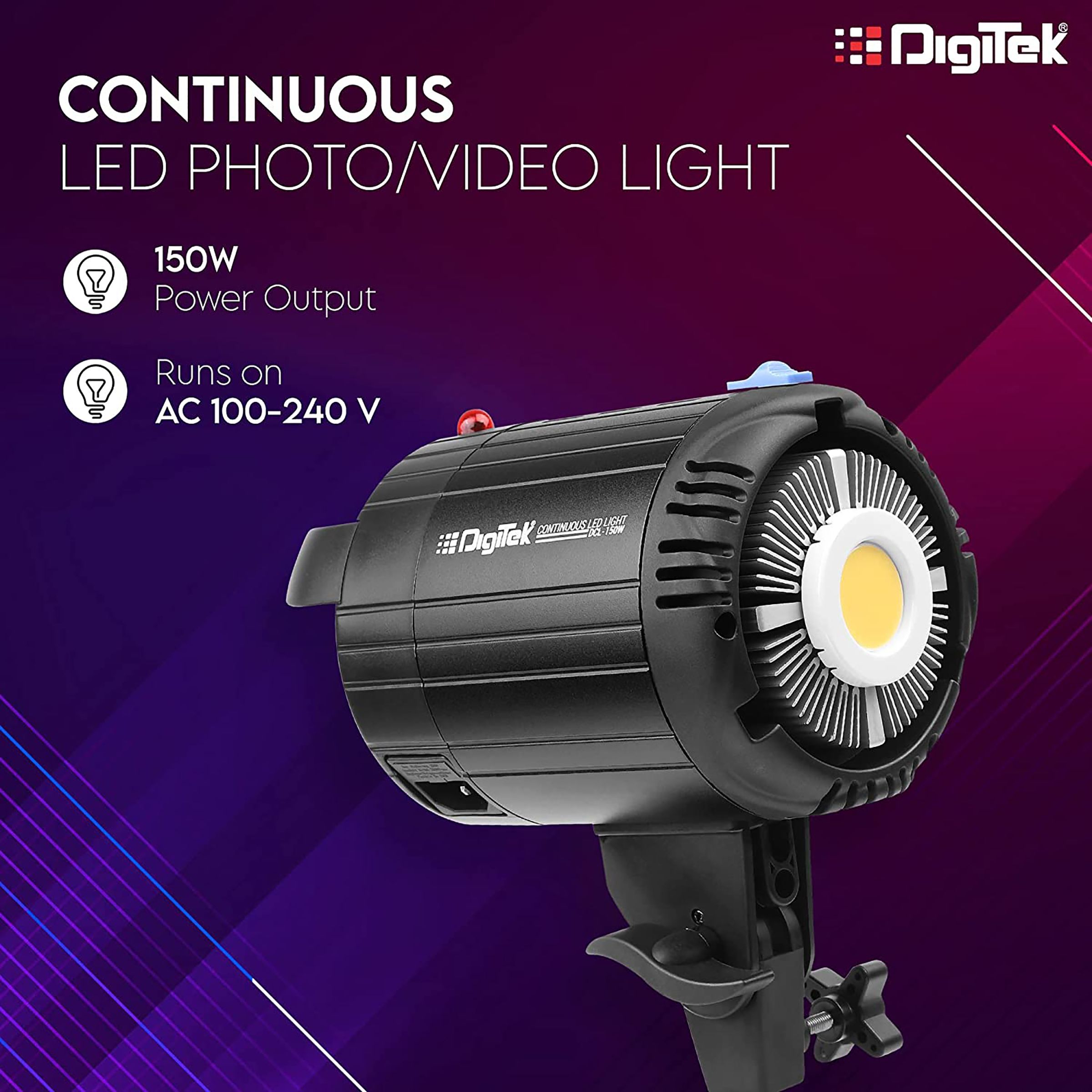 Digitek DCL-150W LED Video Light for Photography (Green High-Tech Production)_8