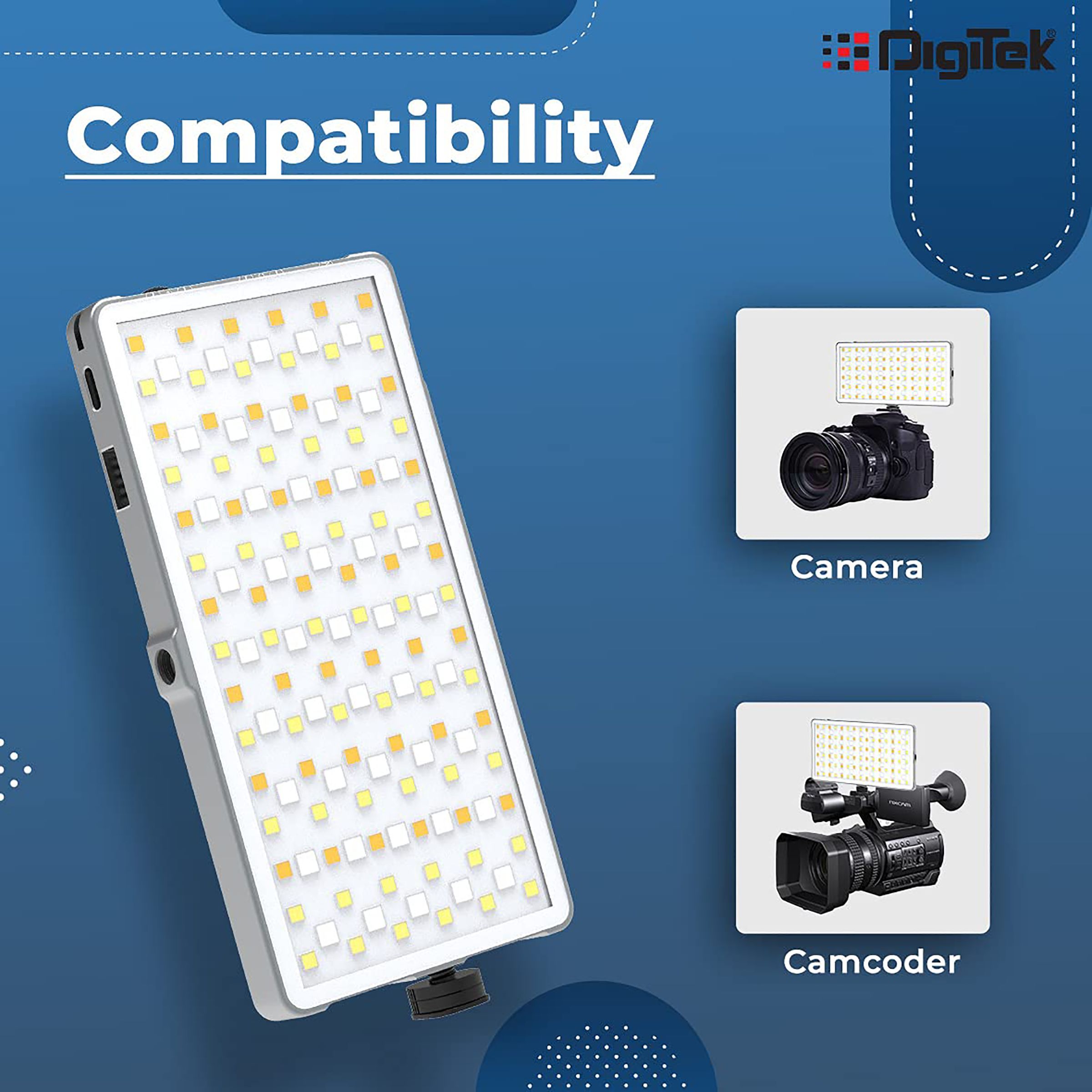 Digitek D135 ML RGB LED Video Light for Still Photography (21 Preset Effects)_5