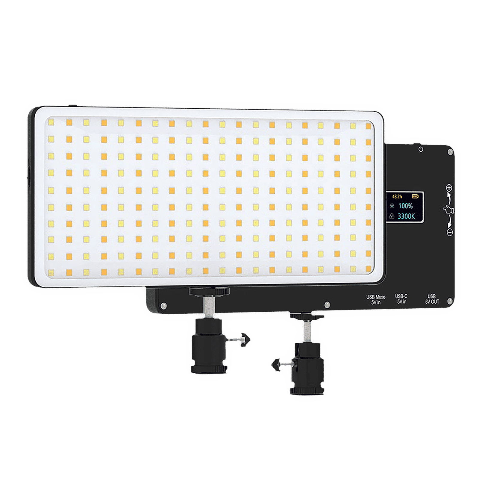 Digitek D200ML LED Video Light for Still Photography & Videography (OLED Screen) Digitek D200ML LED Video Light for Still Photography & Videography (OLED Screen)_1