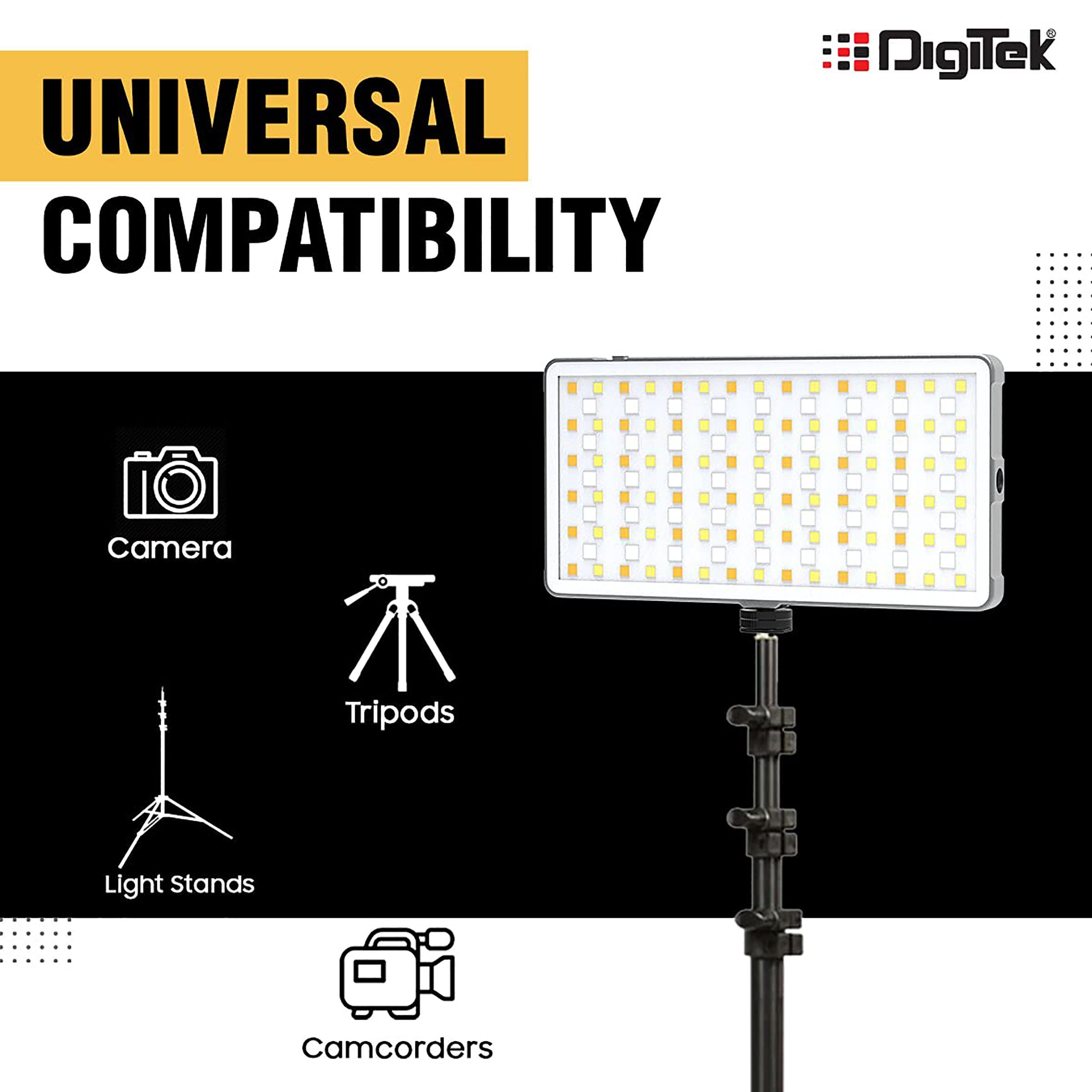 Digitek D200ML LED Video Light for Still Photography & Videography (OLED Screen) Digitek D200ML LED Video Light for Still Photography & Videography (OLED Screen)_7