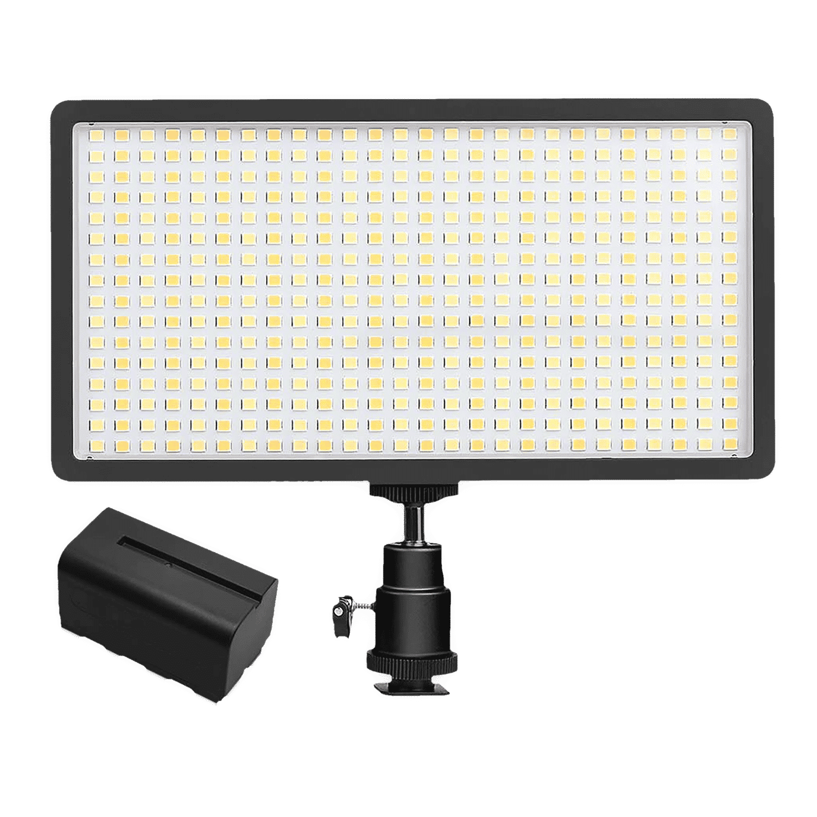 Digitek D416 Combo LED Video Light with Li-ion Battery for Still Photography & Videography (Angle Adjustable)_1