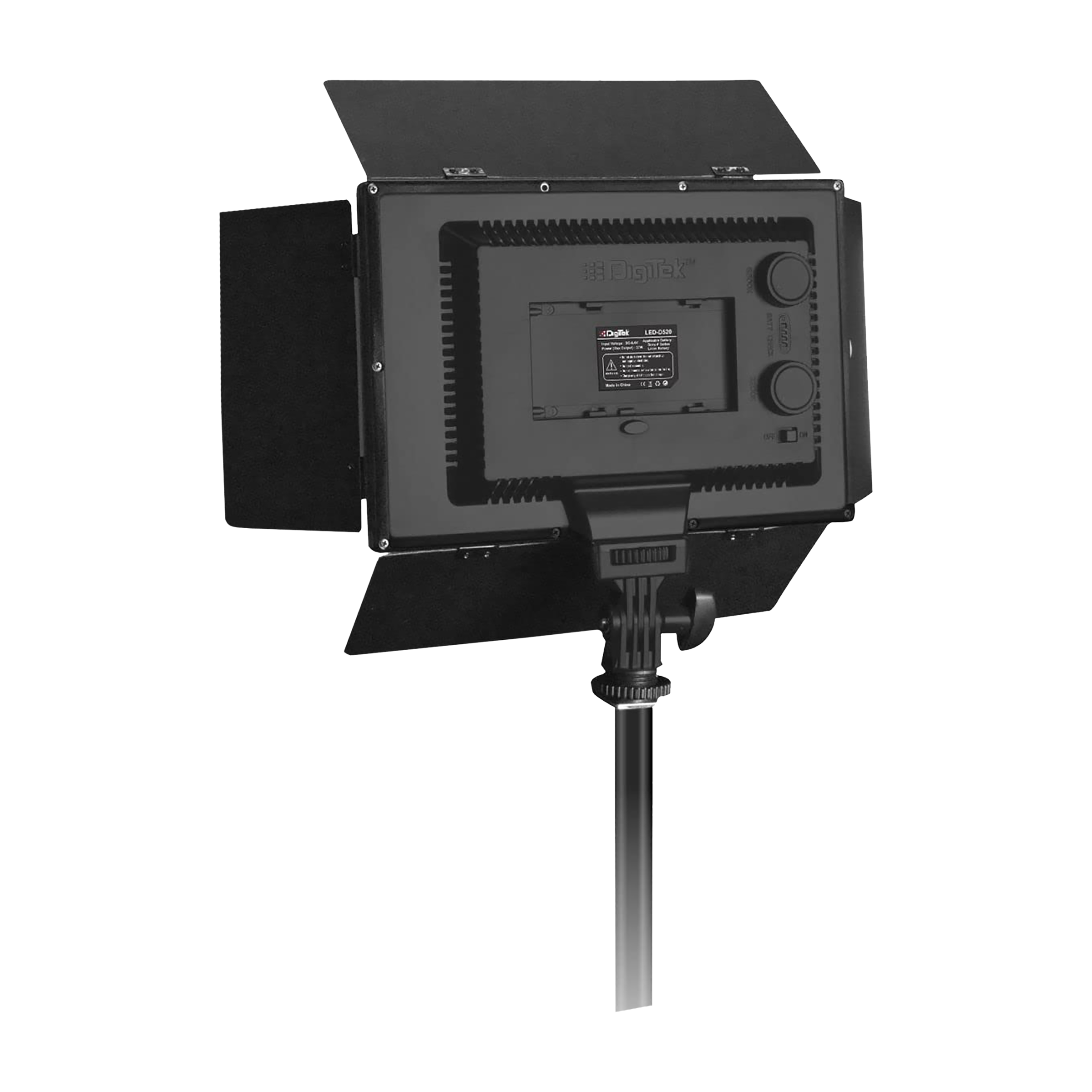 Digitek D520B LED Video Light with 4 Detachable Barndoor for Still Photography & Videography (Dual Color Temperature)_4