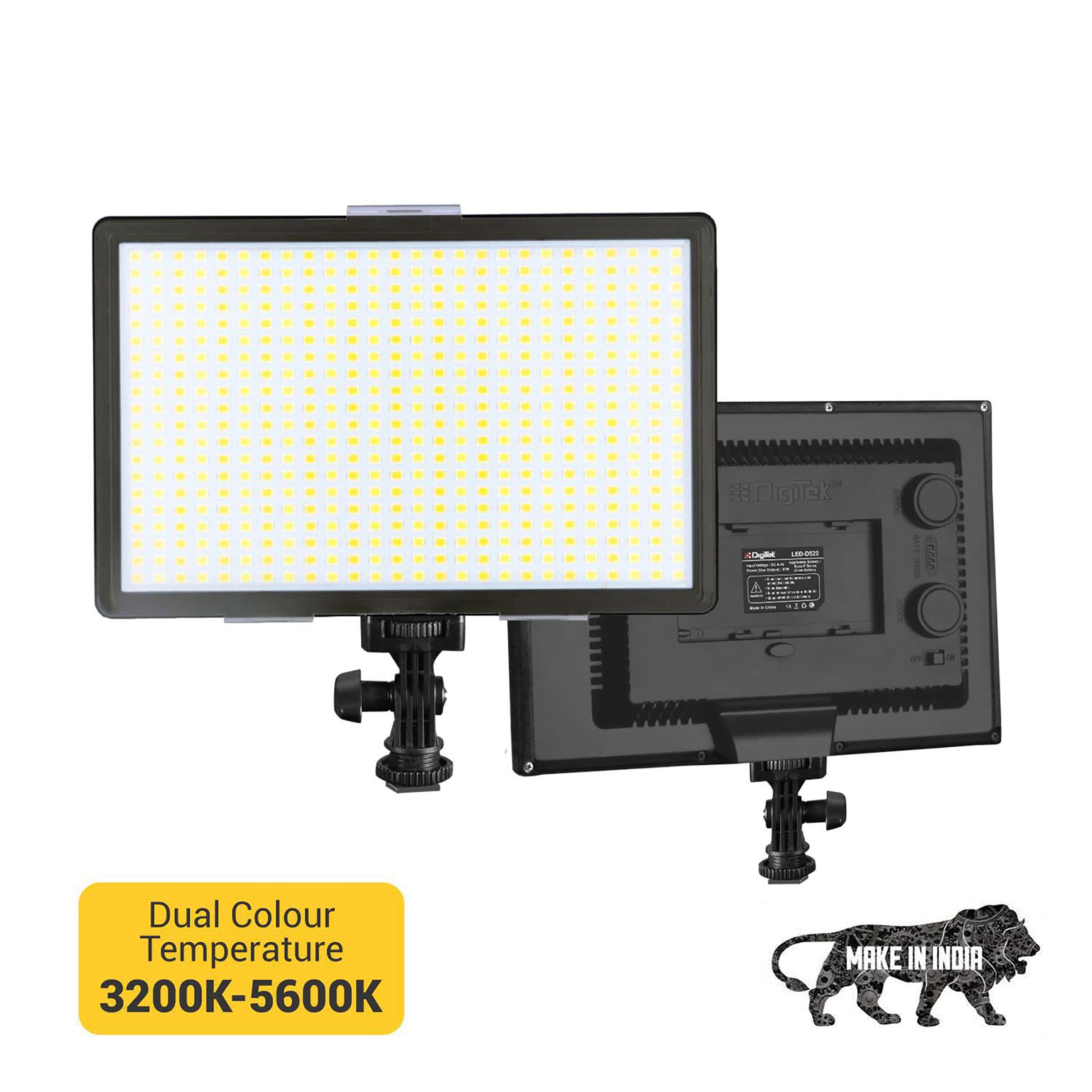 Digitek D520WB LED Video Light for Still Photography & Videography (Dual Color Temperature)_6