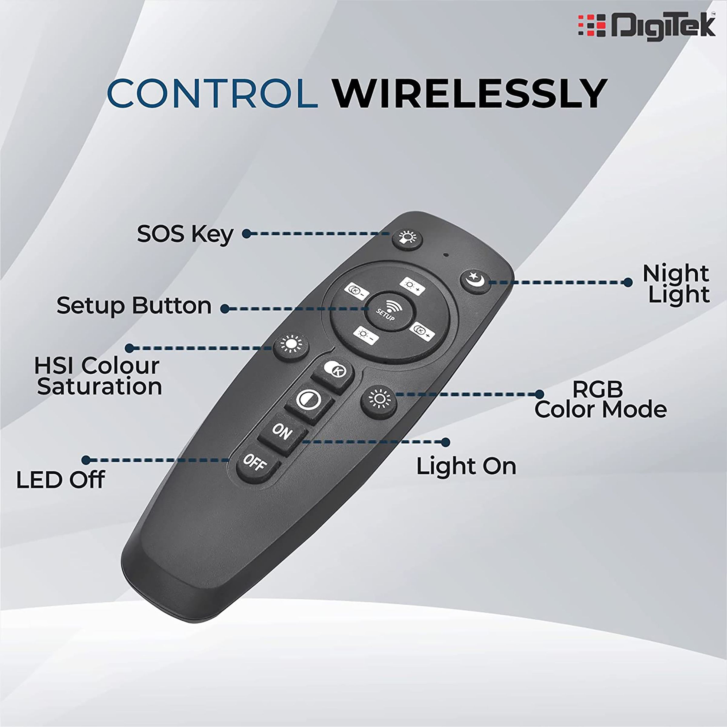 Digitek D556 RGB LED Video Light with Remote for Still Photography (Bi-Color & RGB Effects)_5