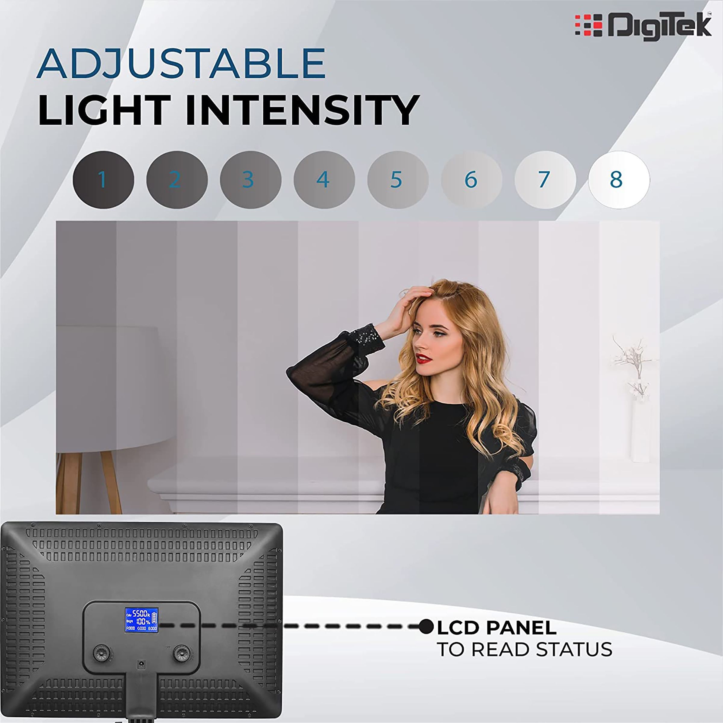 Digitek D556 RGB LED Video Light with Remote for Still Photography (Bi-Color & RGB Effects)_10