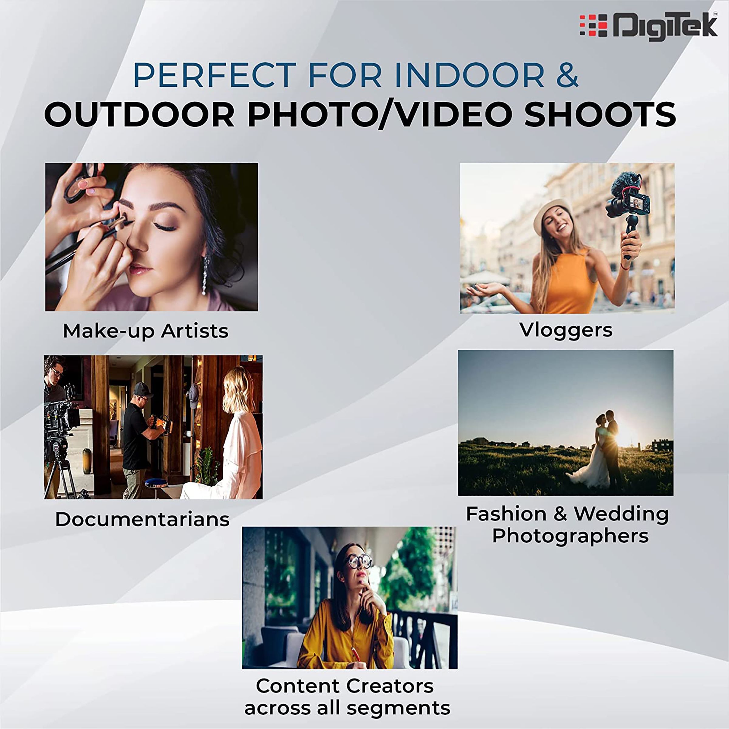 Digitek D556 RGB LED Video Light with Remote for Still Photography (Bi-Color & RGB Effects)_4