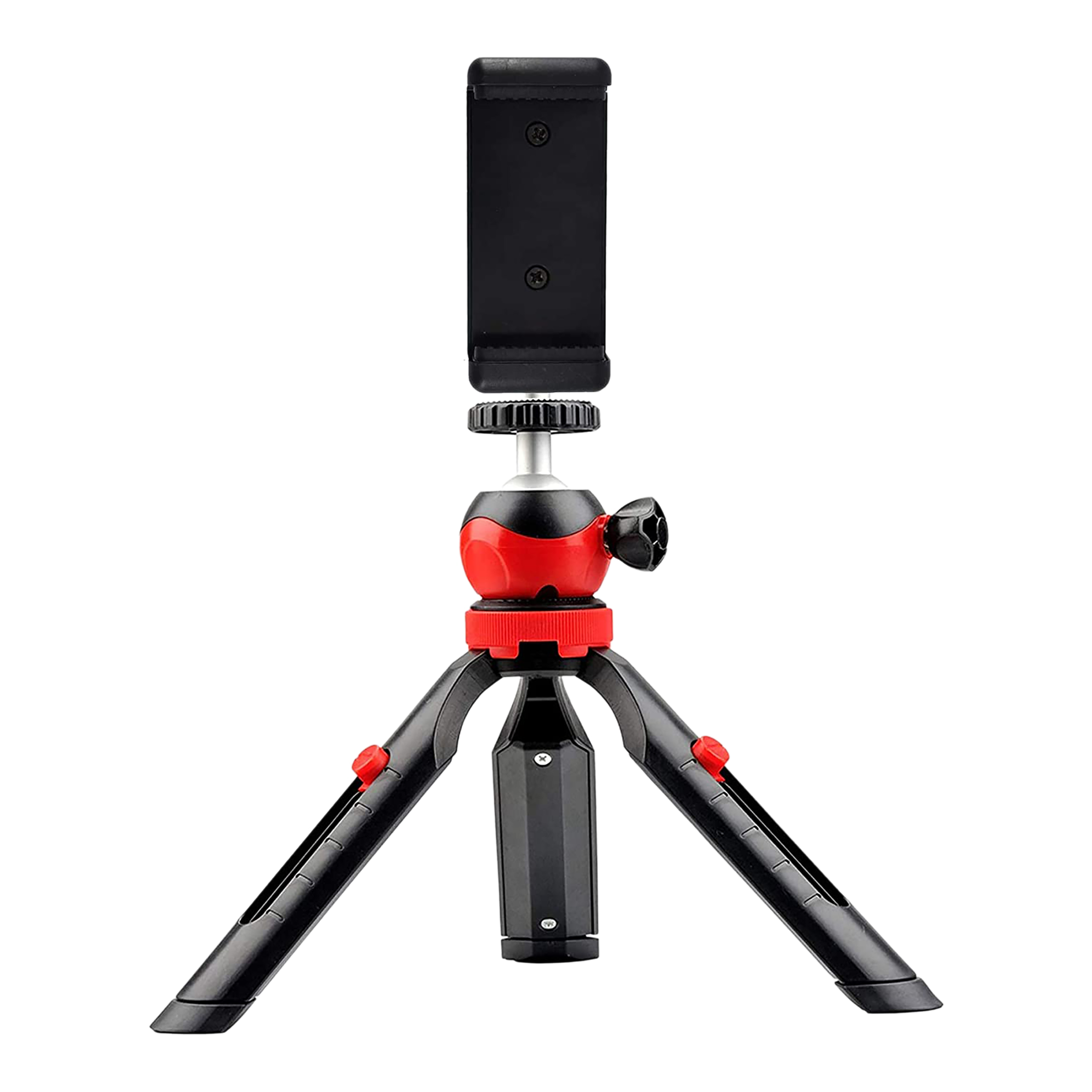 DigiTek DTR 200 MT 20cm Adjustable Mini Tripod for Mobile and Camera (Anti Skid Rubber Feet, Black)_1