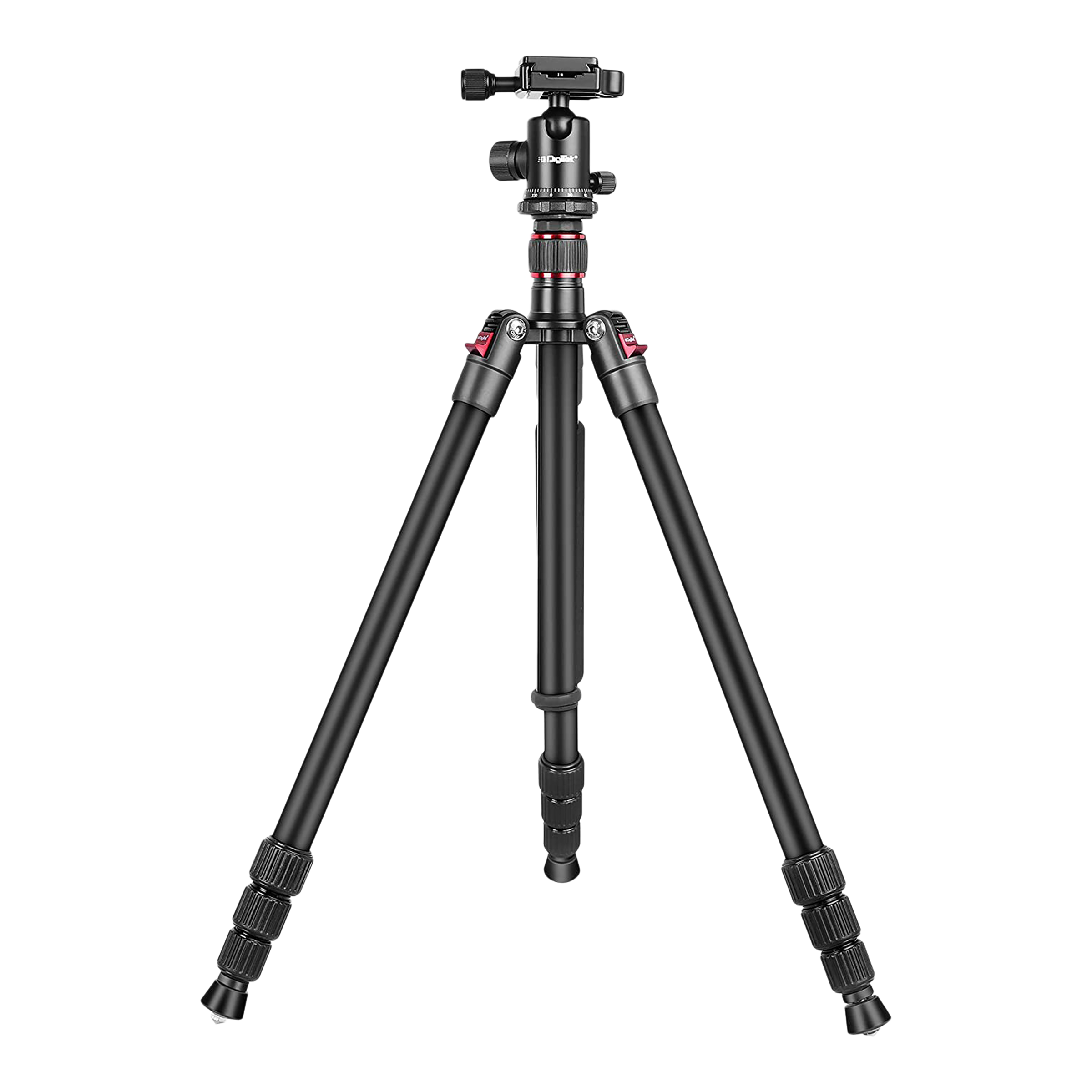 DigiTek DTR 500 BH 151cm Adjustable Tripod for Mobile and Camera (Ball Head, Black)_1