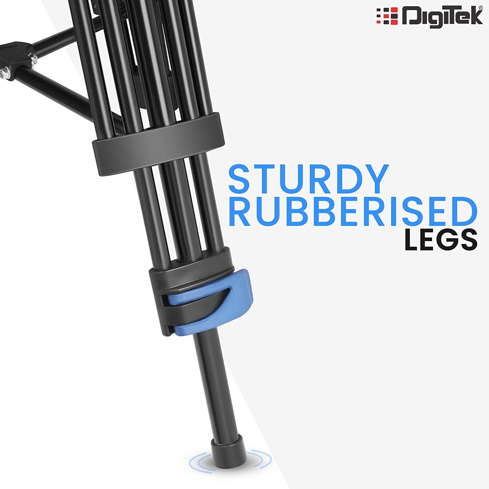 DigiTek Platinum DPTR 605 VD 183cm Adjustable Tripod for Camera (2 Way Head with Adjustable Pan, Black)_10