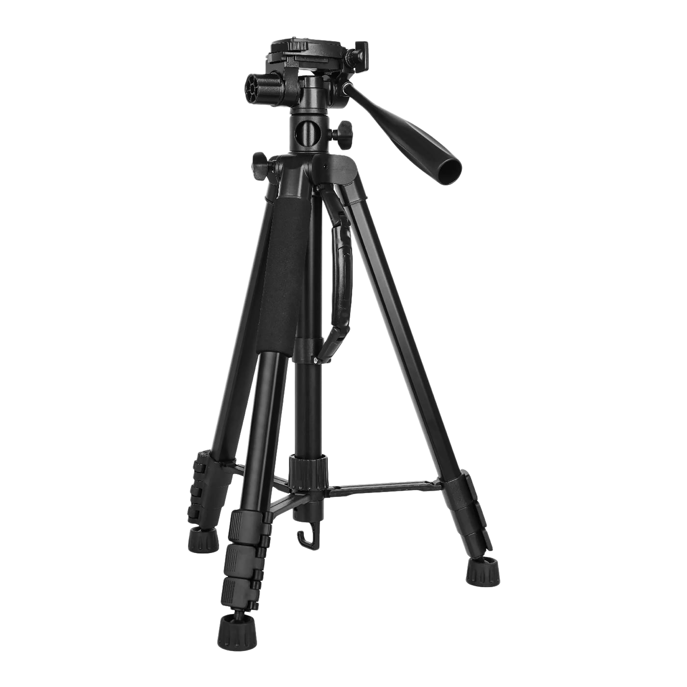 DigiTek Platinum DPTR 890 VD 178cm Adjustable Tripod for Camera (3 Way Head with Adjustable Pan, Black)_1