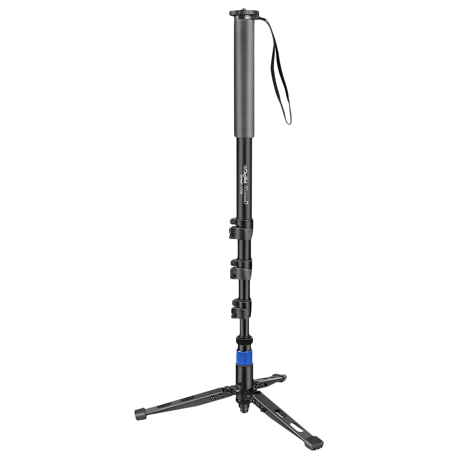 DigiTek DPMP 172B 170cm Adjustable Monopod for Mobile and Camera (Ultra Portable Cum Heavy Duty, Black)_1