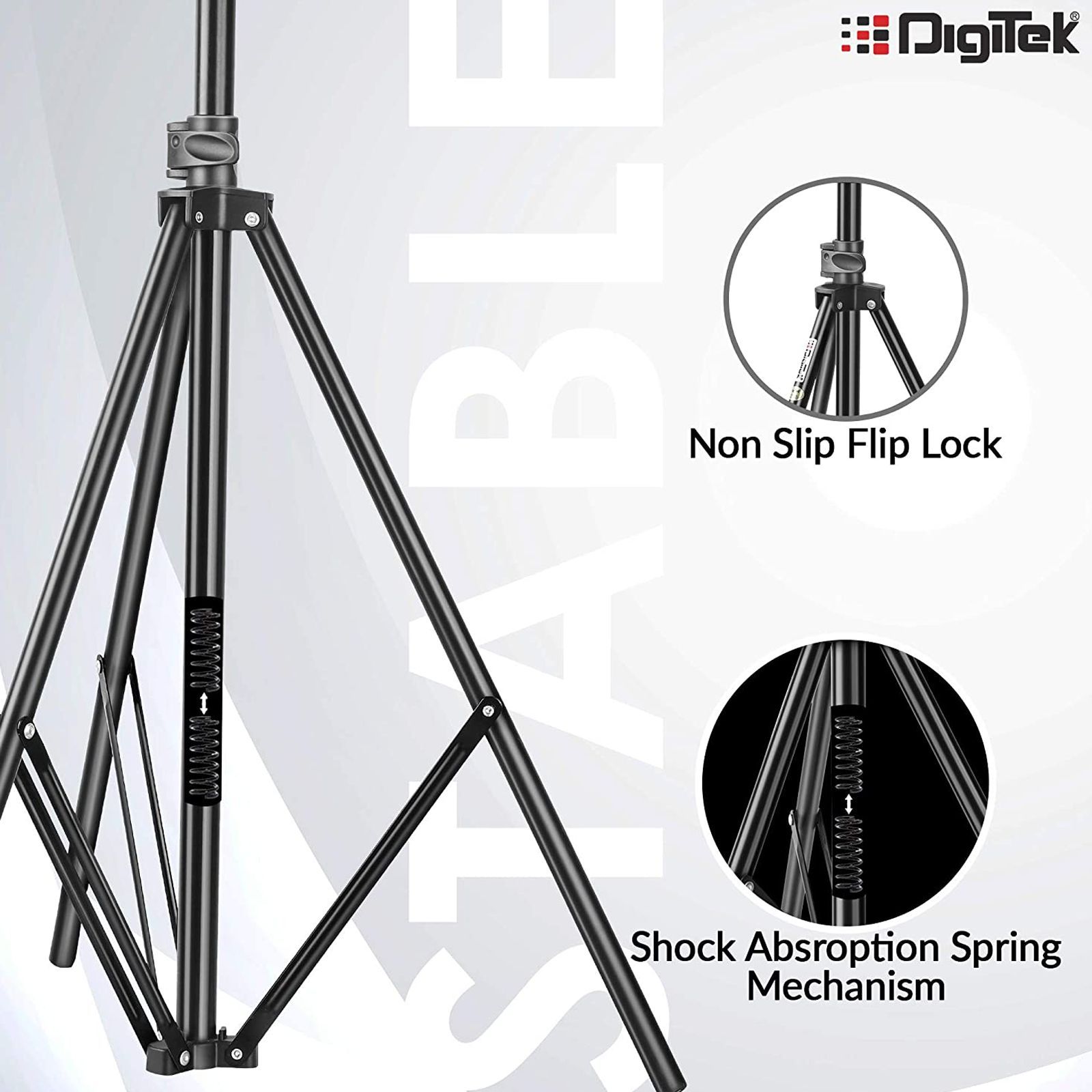 Digitek DLS-009 FTK Light Stand with Bag for Photography & Videography (Lightweight & Portable)_2