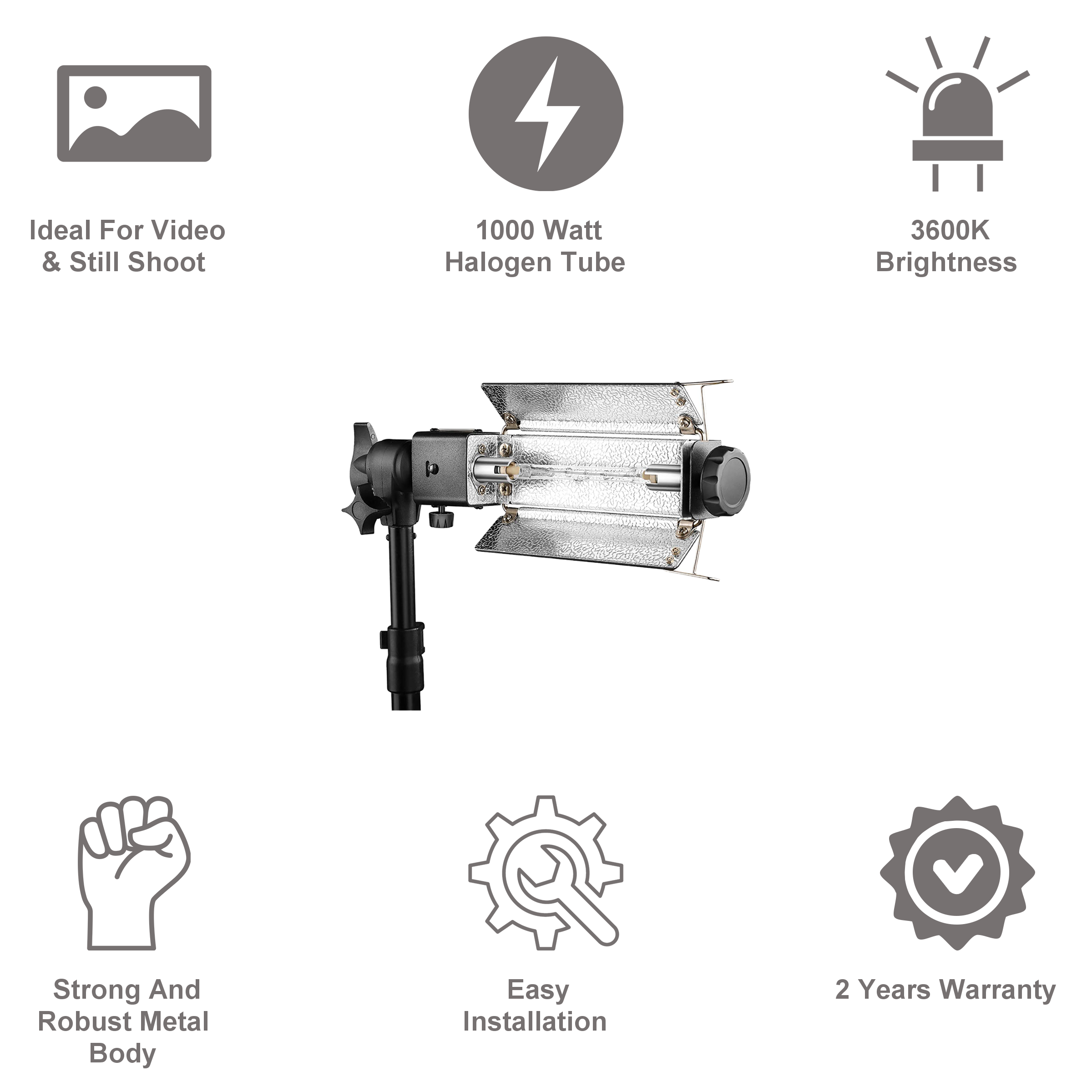 Digitek DPL 003 Porta Light with Carry Bag for Still Photography & Videography (3600K Brightness)_3
