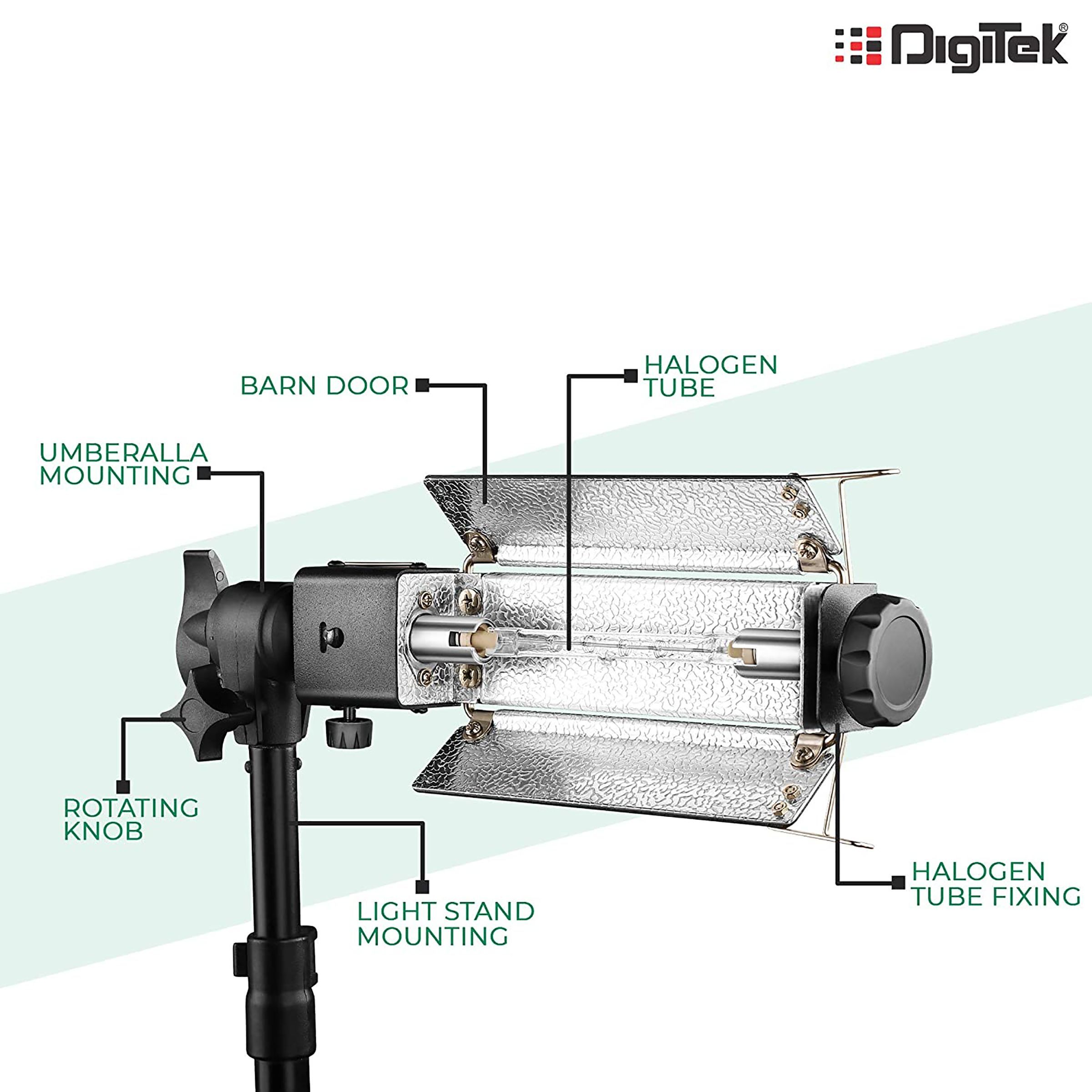 Digitek DPL 003 Porta Light with Carry Bag for Still Photography & Videography (3600K Brightness)_4