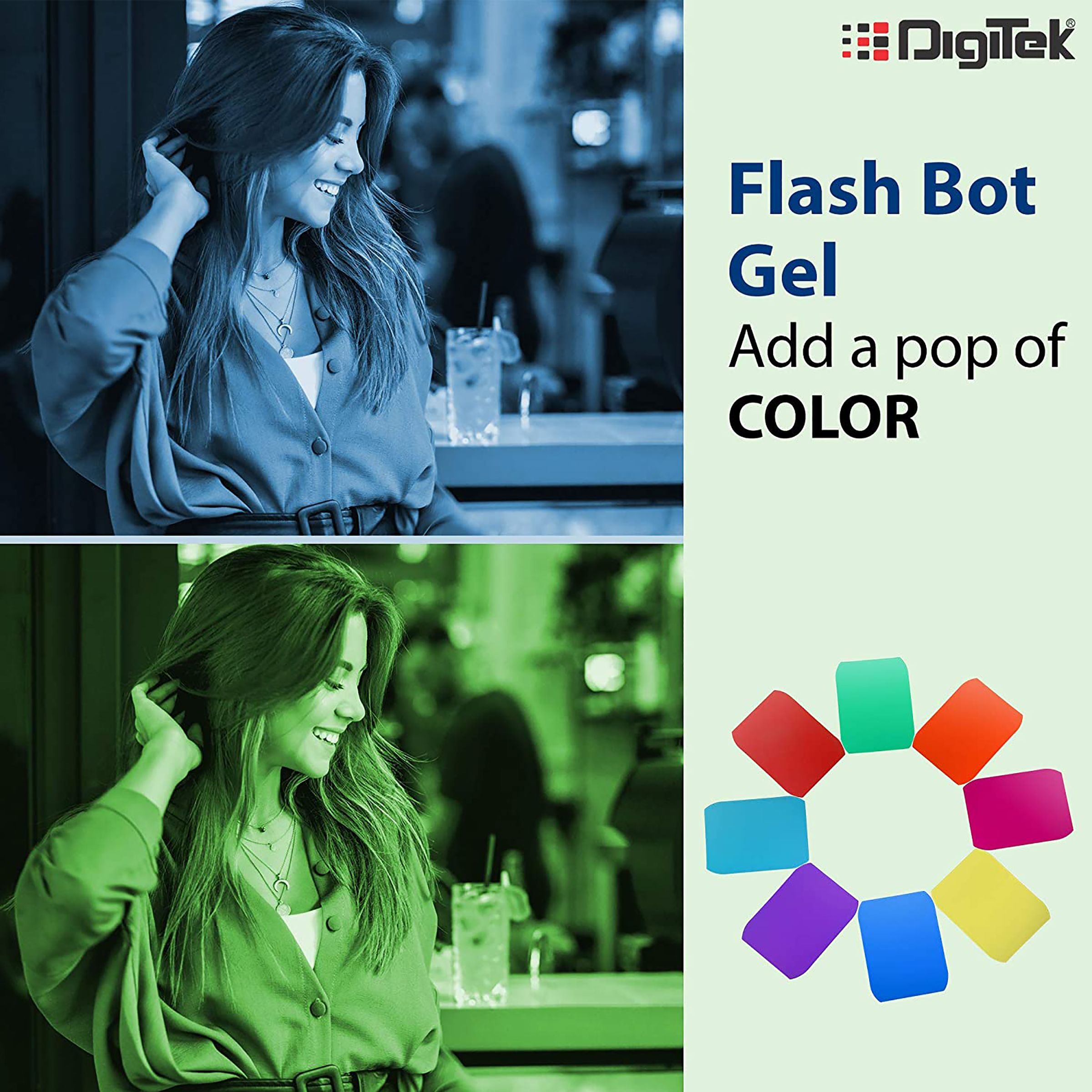 DigiTek DFB-002 Speedlight Flash Bot & Modifier Kit (Universal Fit)_5