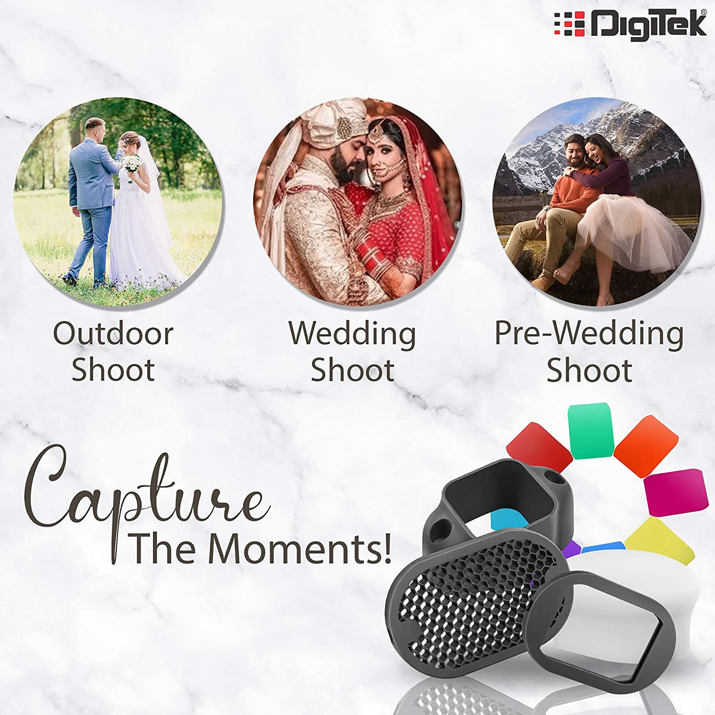 DigiTek DFB-002 Speedlight Flash Bot & Modifier Kit (Universal Fit)_6