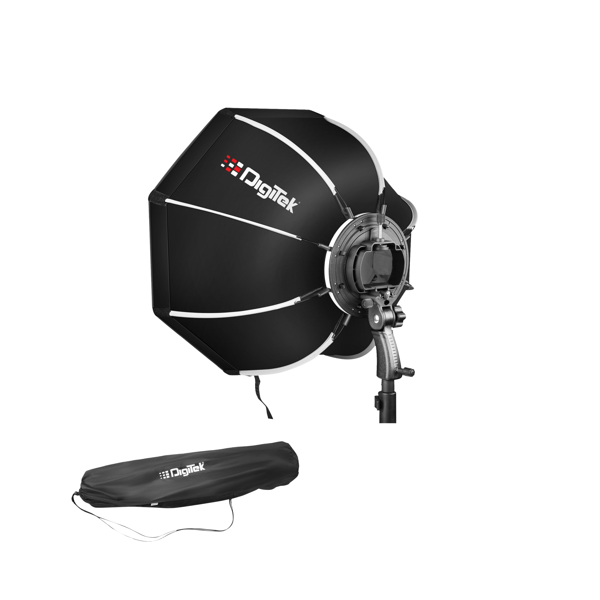 DigiTek DSBH-055 Softbox with S2 Type Bracket, 2 Diffuser Sheets & Carrying Case for All Flash Speedlights (Lightweight & Portable) DigiTek DSBH-055 Softbox with S2 Type Bracket, 2 Diffuser Sheets & Carrying Case for All Flash Speedlights (Lightweight & Portable)_8