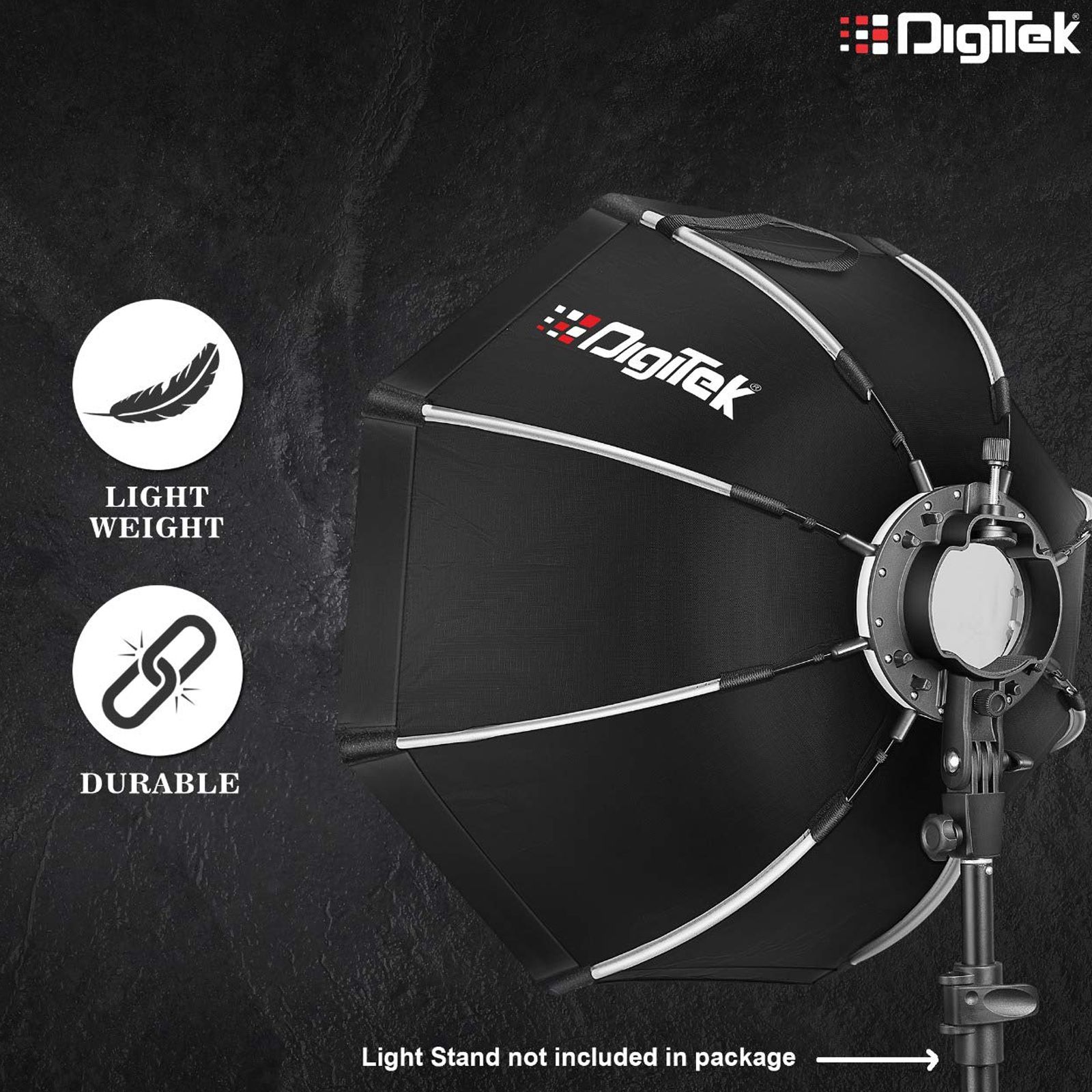 DigiTek DSBH-055 Softbox with S2 Type Bracket, 2 Diffuser Sheets & Carrying Case for All Flash Speedlights (Lightweight & Portable) DigiTek DSBH-055 Softbox with S2 Type Bracket, 2 Diffuser Sheets & Carrying Case for All Flash Speedlights (Lightweight & Portable)_10