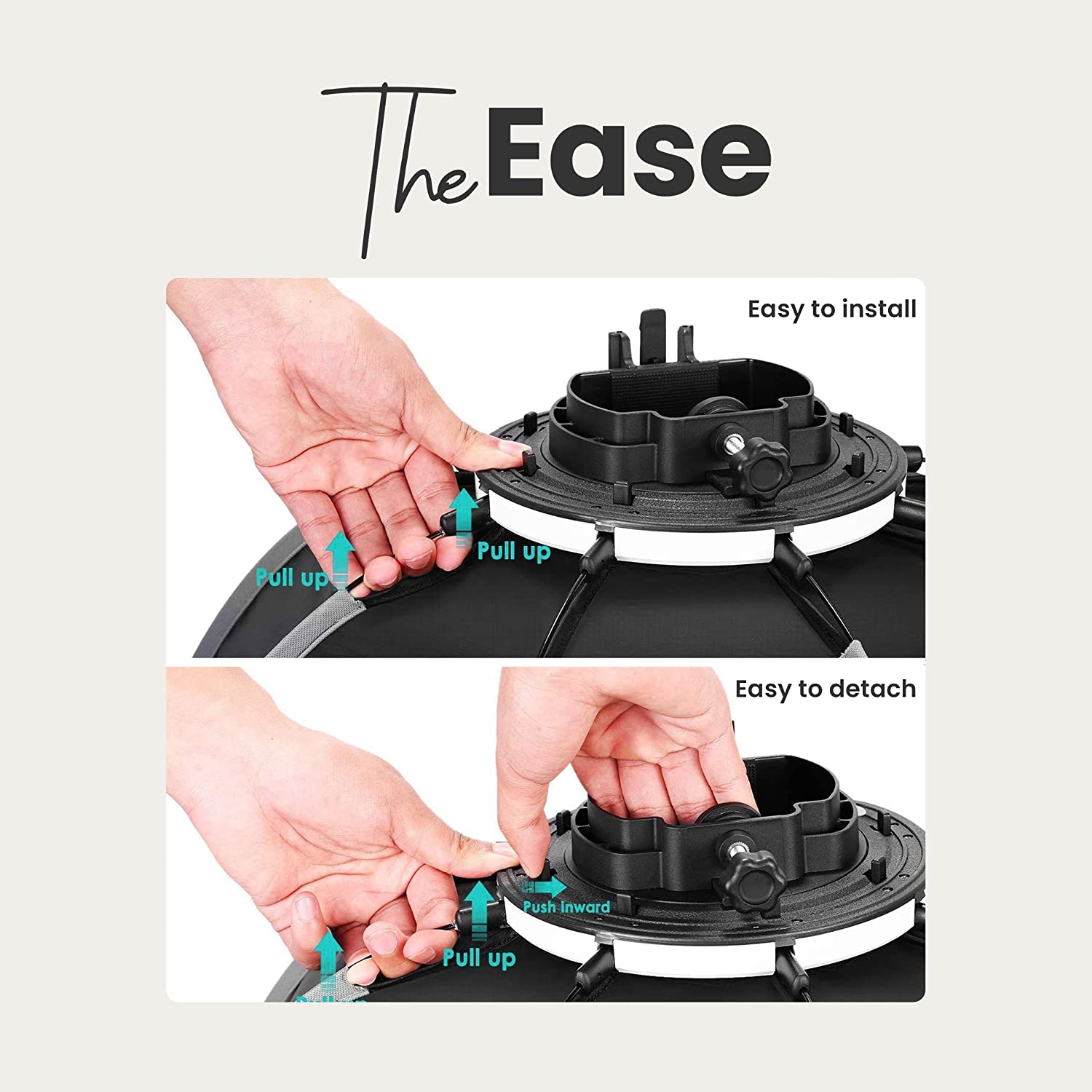 Digitek DSBH 065 Softbox with Bracket, Diffuser Sheets & Carry Case for Photography (Octagon Shape)_7