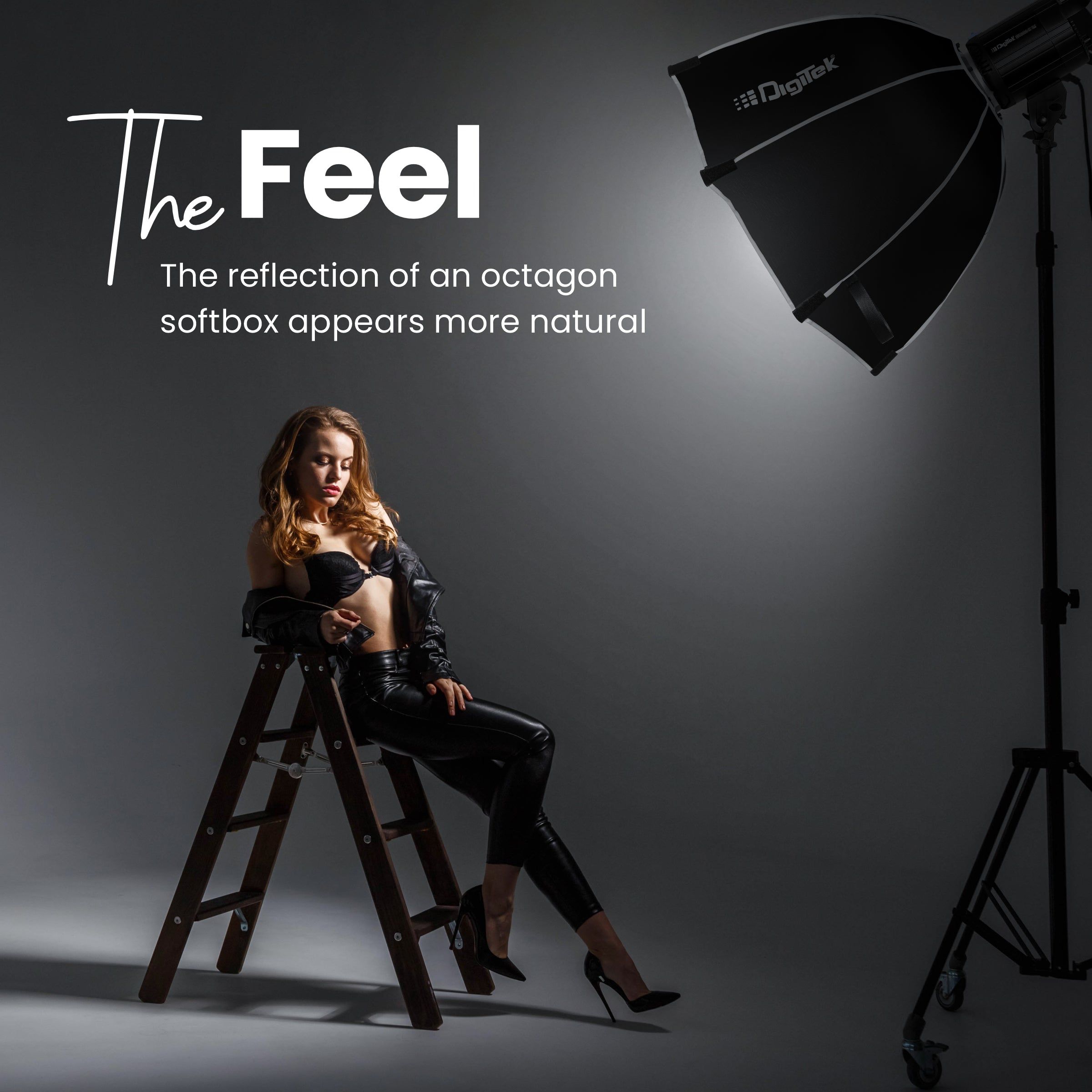 DigiTek Octagon Bowens Softbox with Diffuser Sheets & Carrying Case for Still Photography (Lightweight & Portable) DigiTek Octagon Bowens Softbox with Diffuser Sheets & Carrying Case for Still Photography (Lightweight & Portable)_8