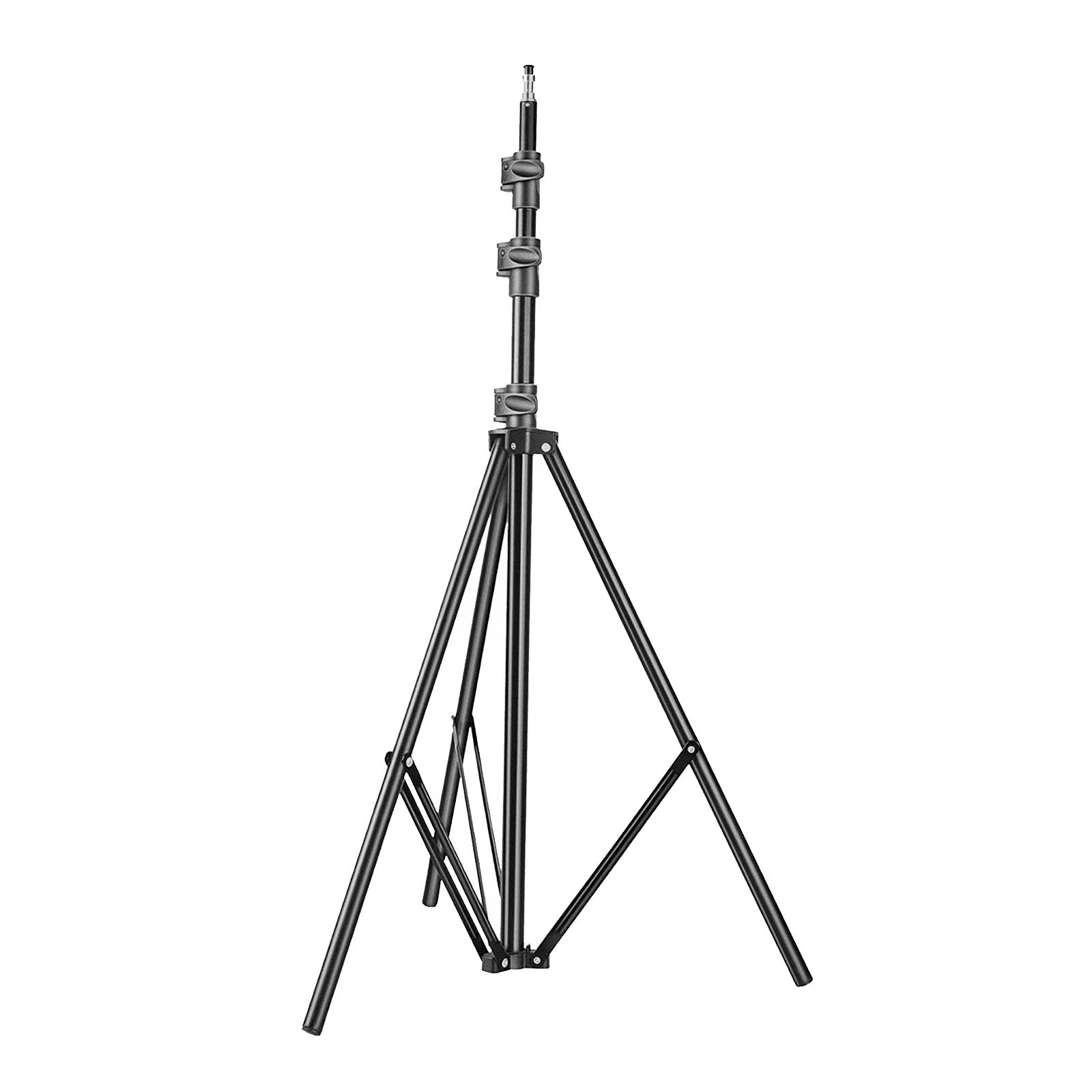 DigiTek DLS 009 FT 275cm Adjustable Tripod for Mobile and Camera (Shock Absorption Spring Mechanism, Black)_1