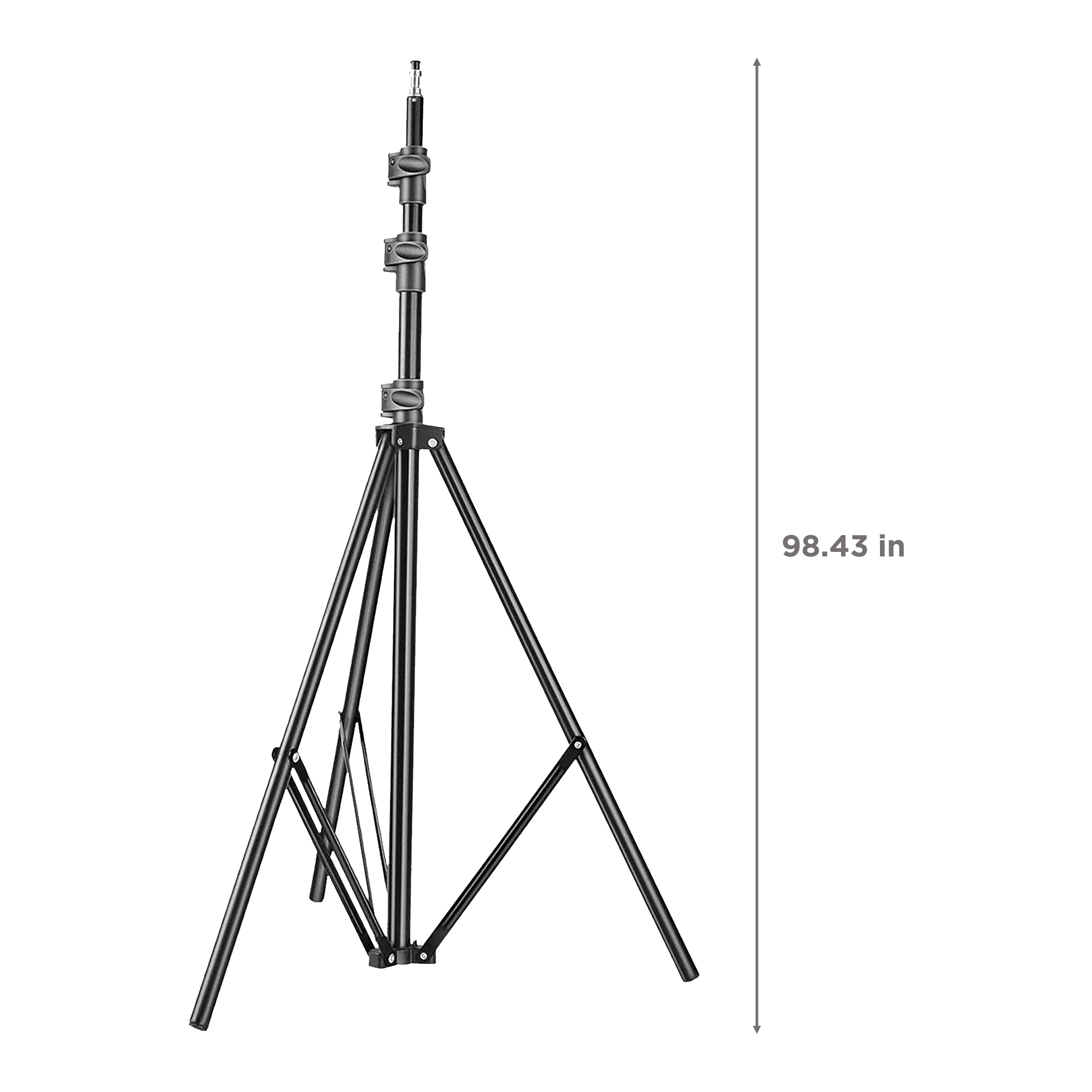 DigiTek DLS 009 FT 275cm Adjustable Tripod for Mobile and Camera (Shock Absorption Spring Mechanism, Black)_3