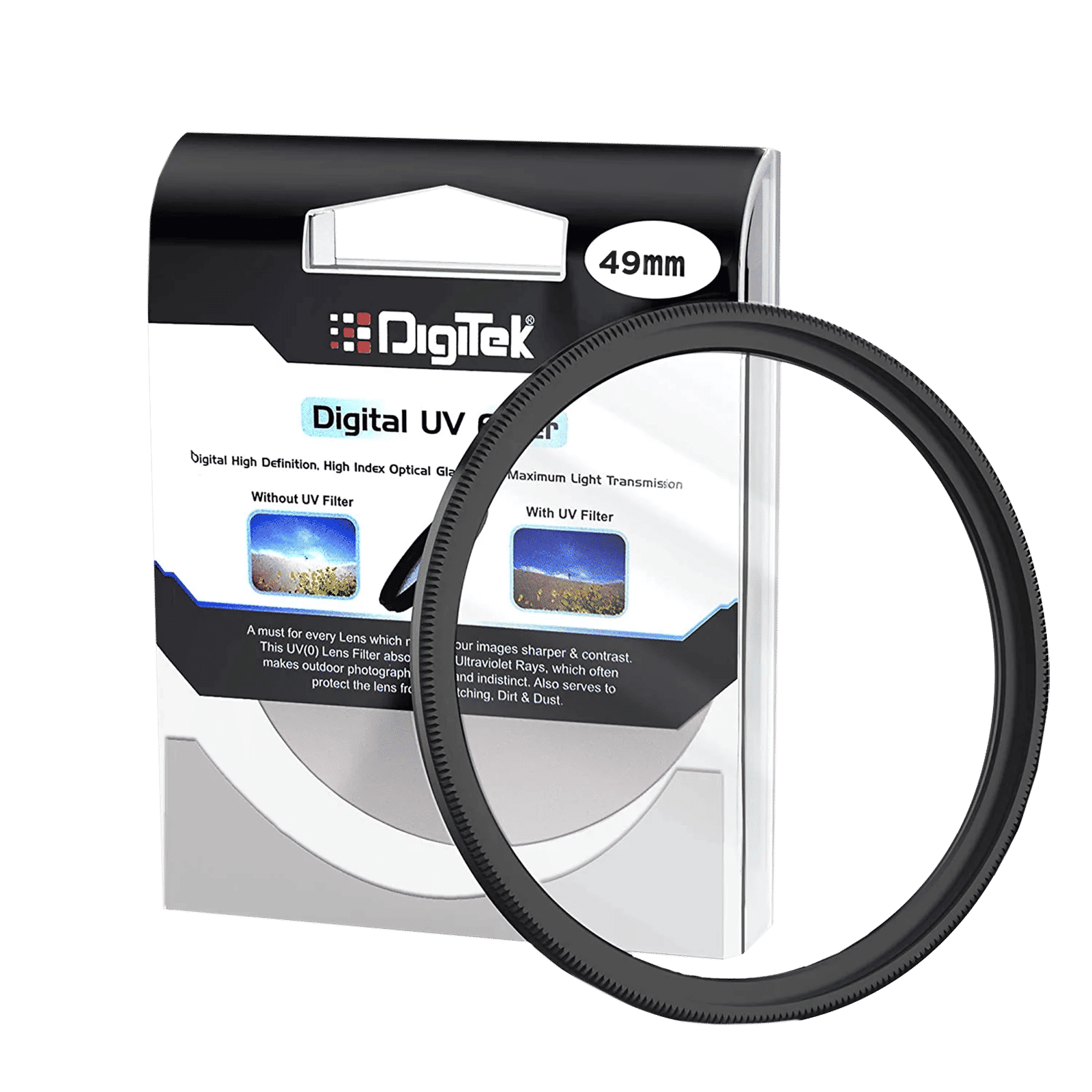 DigiTek 49mm Camera Lens UV Filter (Double Layer Coating)_1