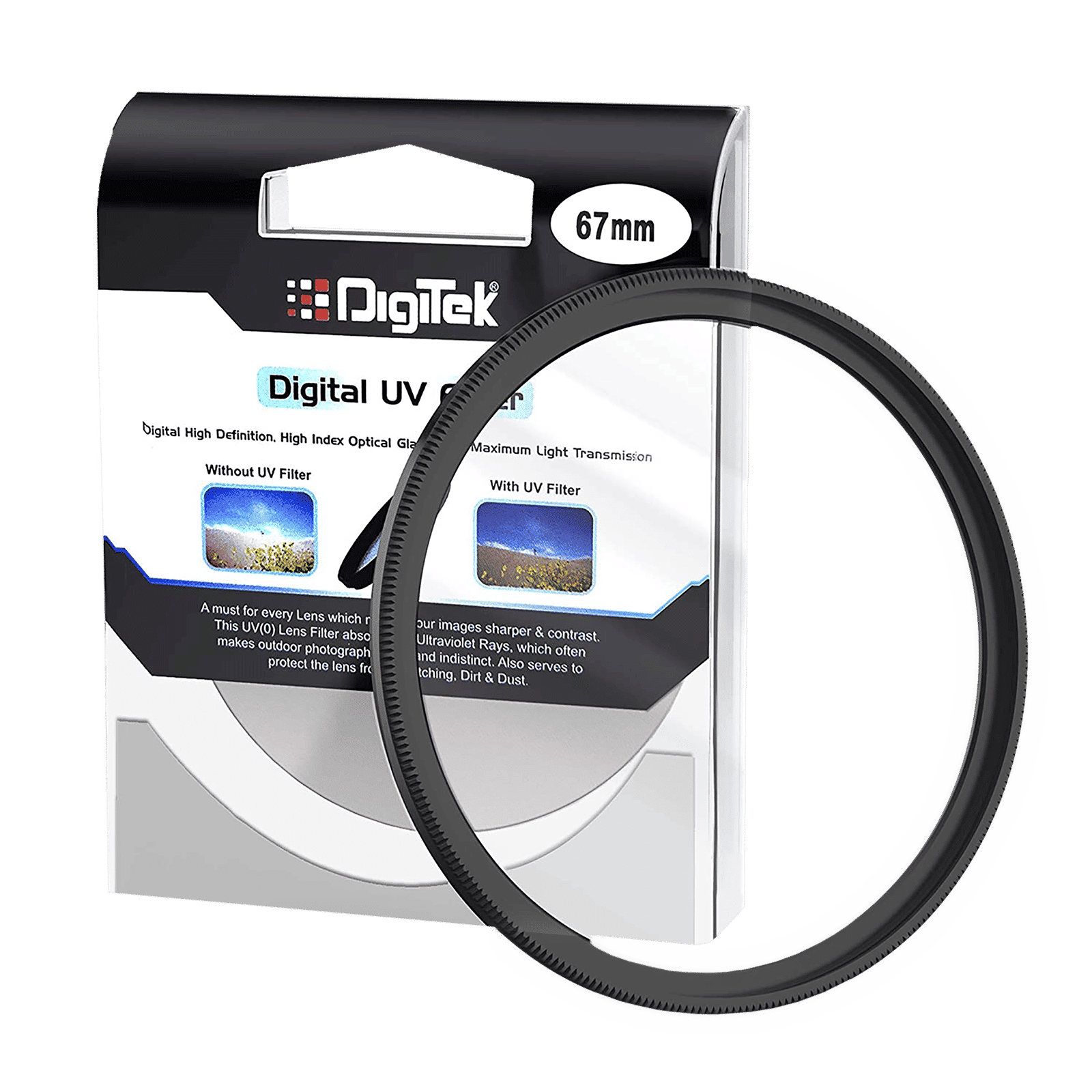 DigiTek 67mm Camera Lens UV Filter (Double Layer Coating)_1