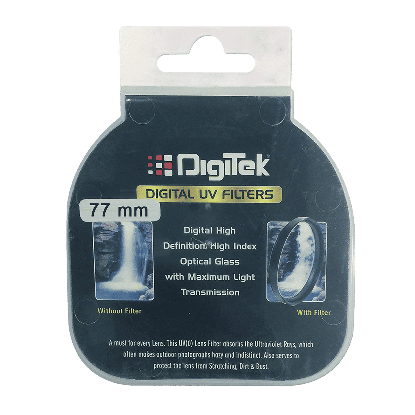 DigiTek 77mm Camera Lens UV Filter (Double Layer Coating) DigiTek 77mm Camera Lens UV Filter (Double Layer Coating)_1
