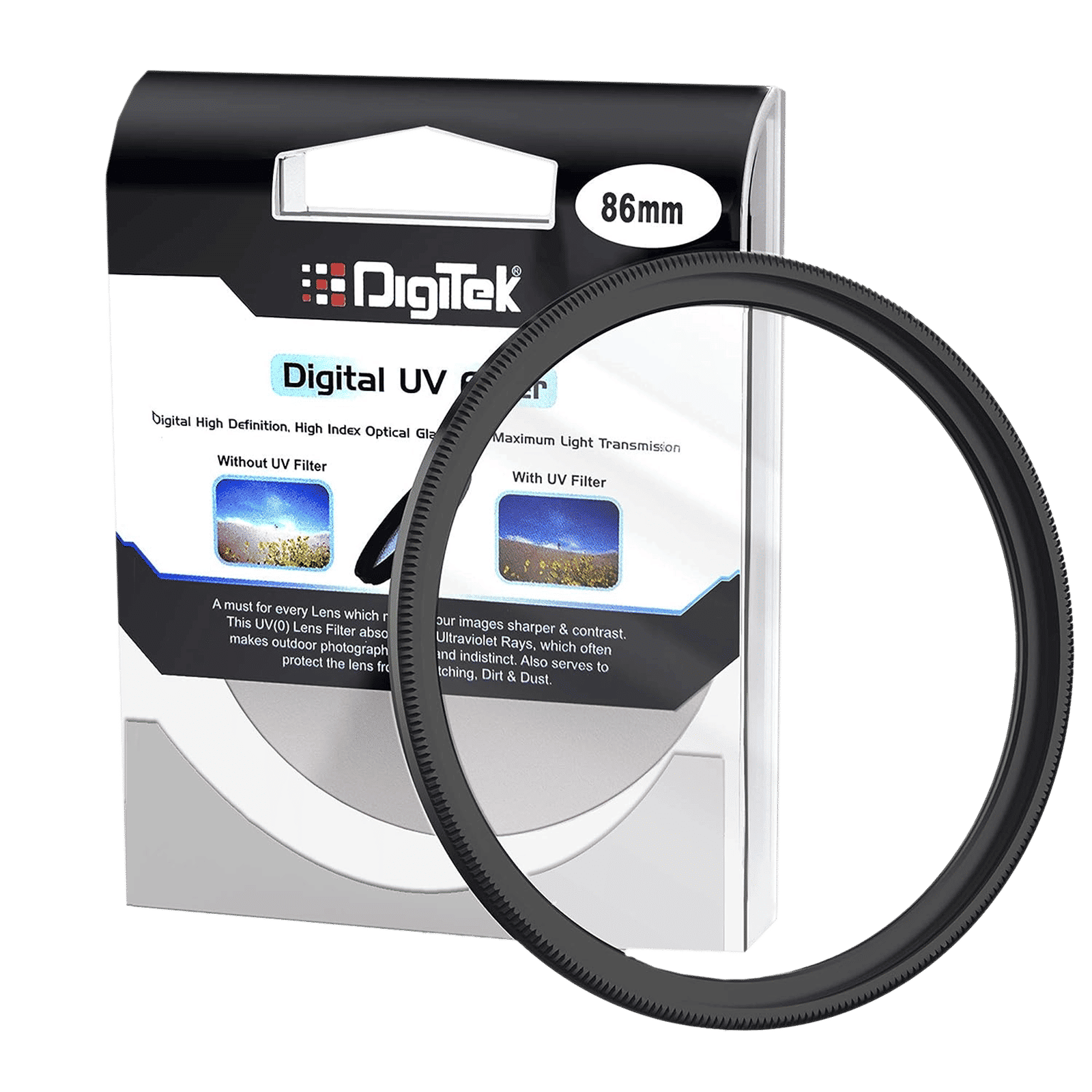 DigiTek 86mm Camera Lens UV Filter (Double Layer Coating)_4