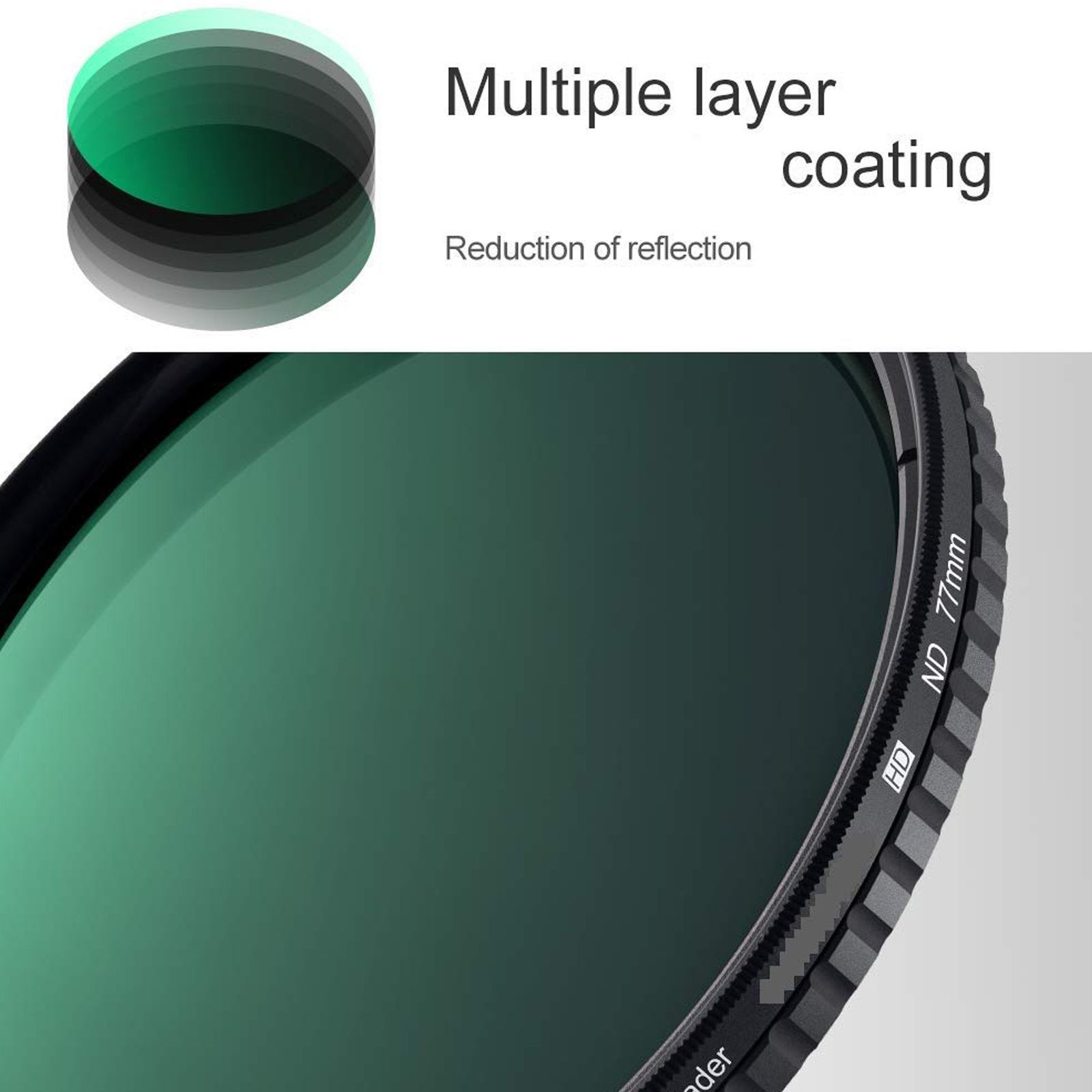 HIFFIN Fader N-D 95mm Camera Lens Neutral Density Filter (16 Layers Nano Coating)_5
