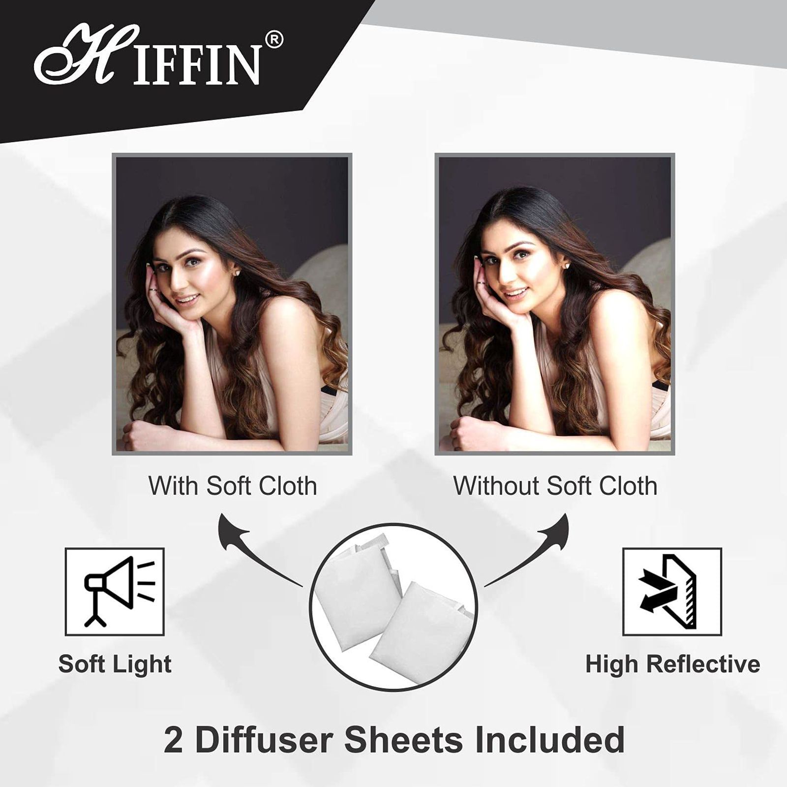 HIFFIN Softbox with 9 Fit Light Stand for All Flash Speedlights (Lightweight & Portable)_11