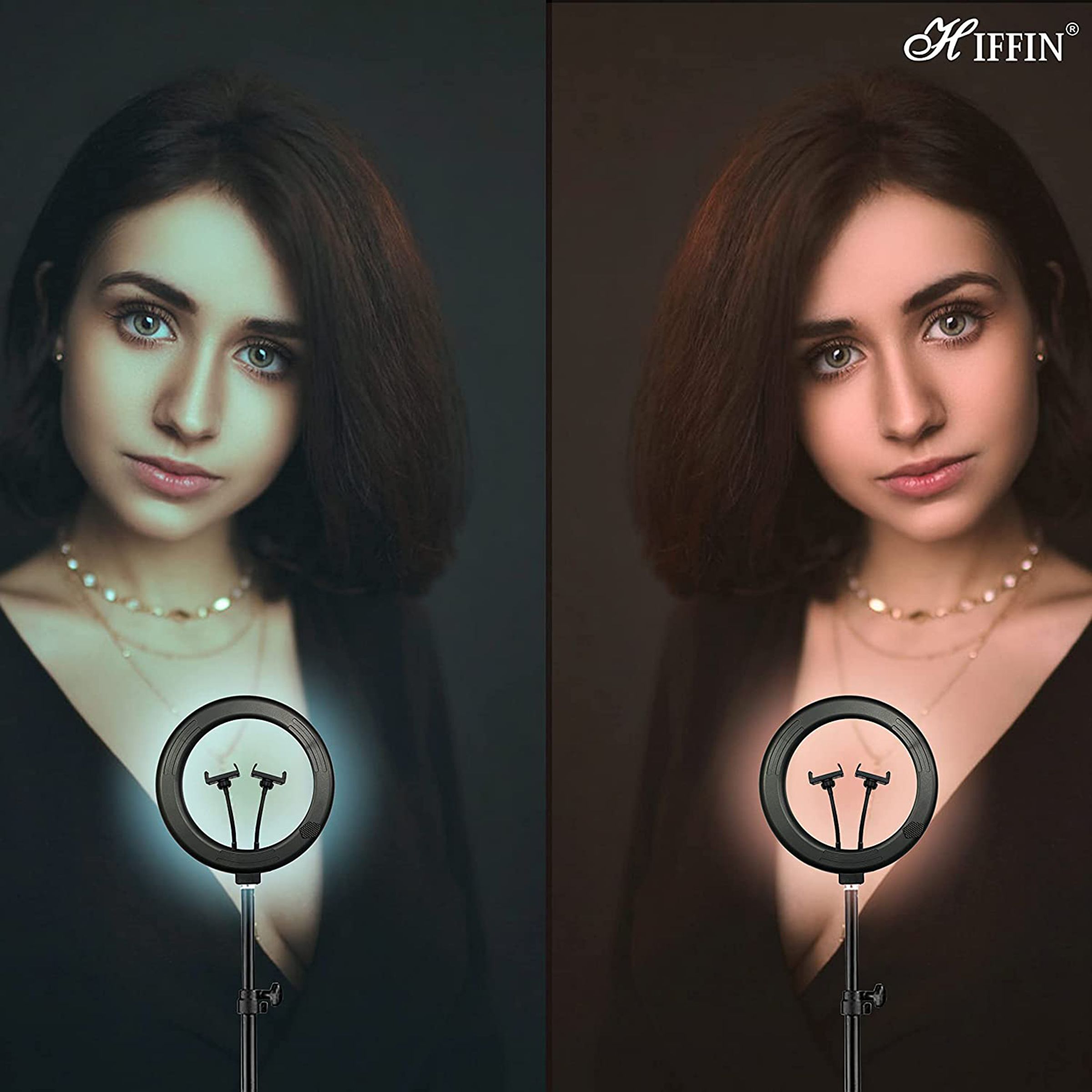 HIFFIN Right Plus Ring Light with Stand for Photography (360 Degree Rotation)_7