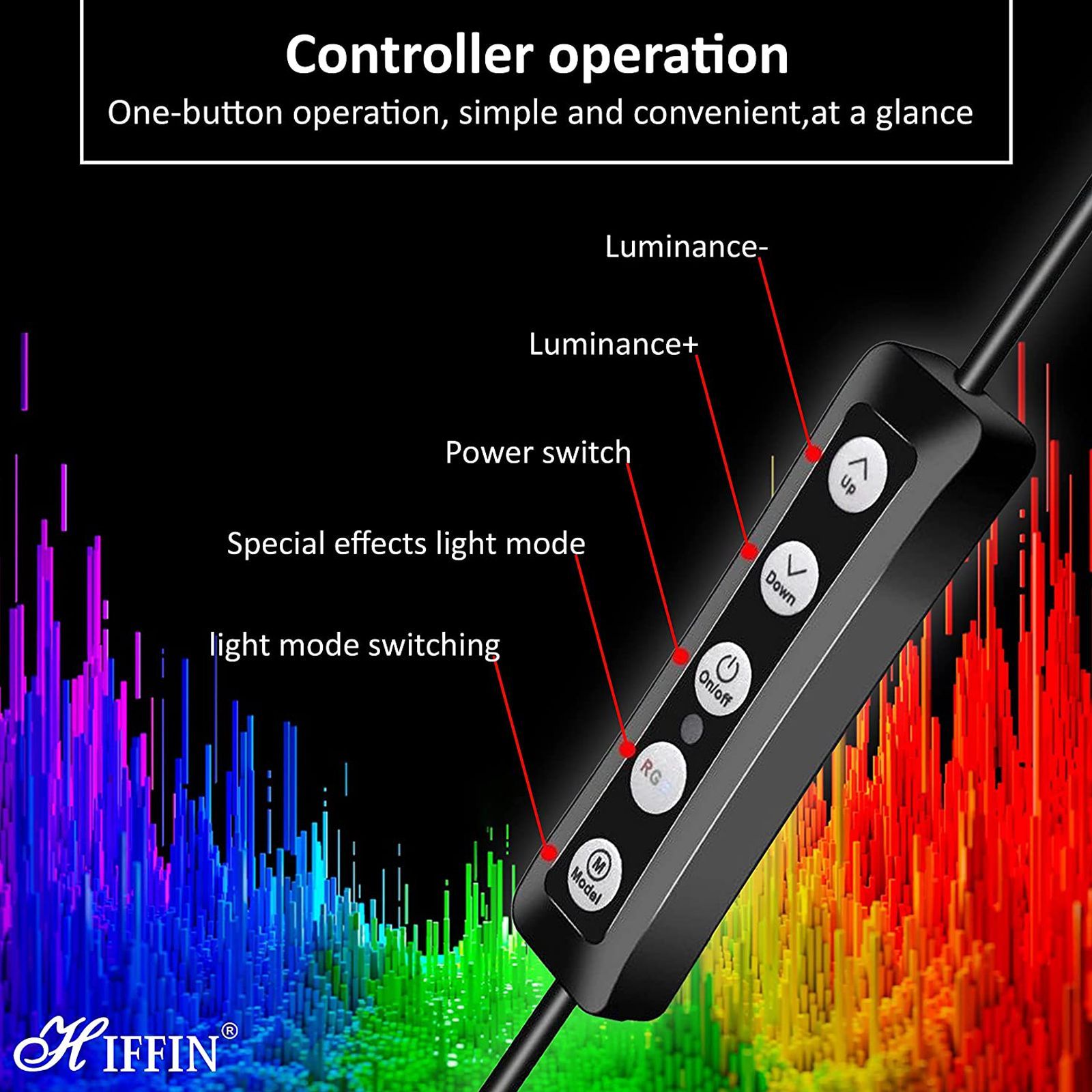 HIFFIN M26CM Ring Light for Makeup, Live Streaming & YouTube Video Shooting (Rainbow Light)_5