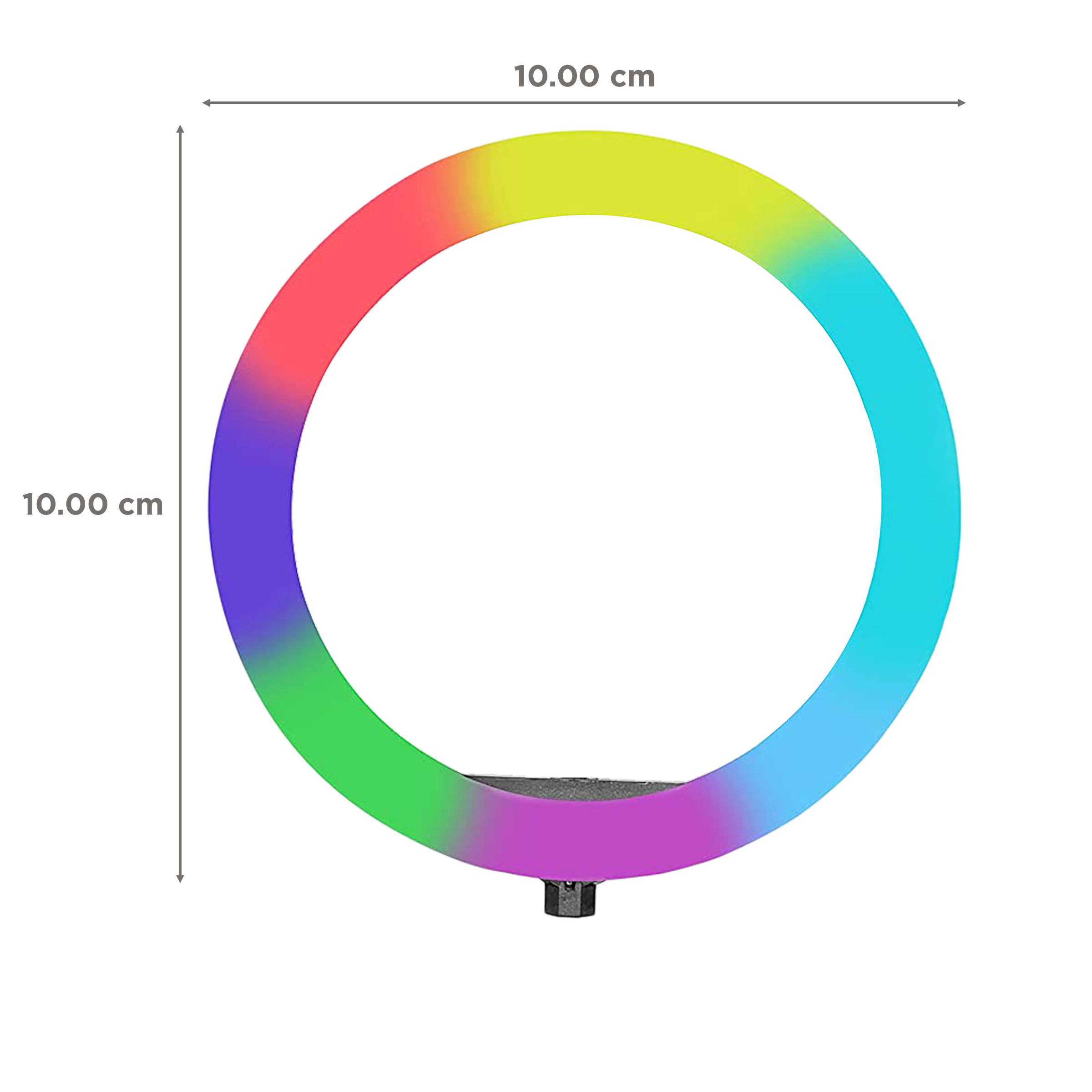 HIFFIN M26CM Ring Light for Makeup, Live Streaming & YouTube Video Shooting (Rainbow Light)_2