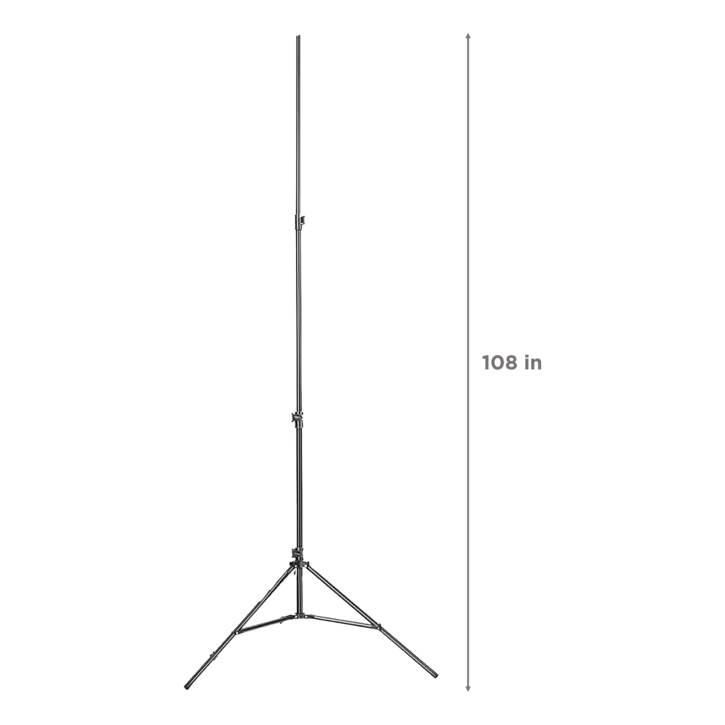 HIFFIN HF-9FT 274.32cm Adjustable Tripod for Mobile and Camera (Shock Absorption Spring Mechanism, Black)_3