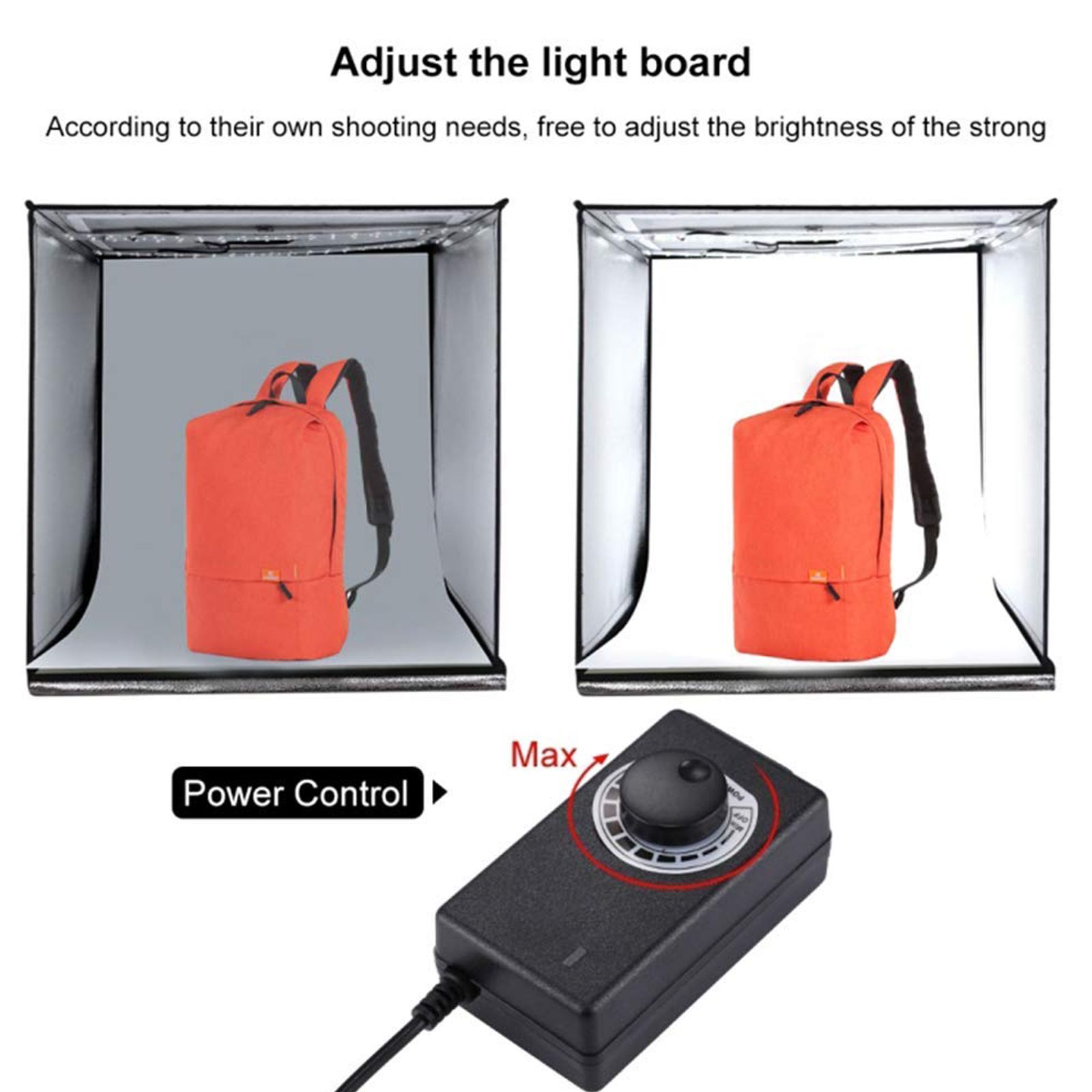 HIFFIN Portable Light Tent (Built-in LED Lights) HIFFIN Portable Light Tent (Built-in LED Lights)_3