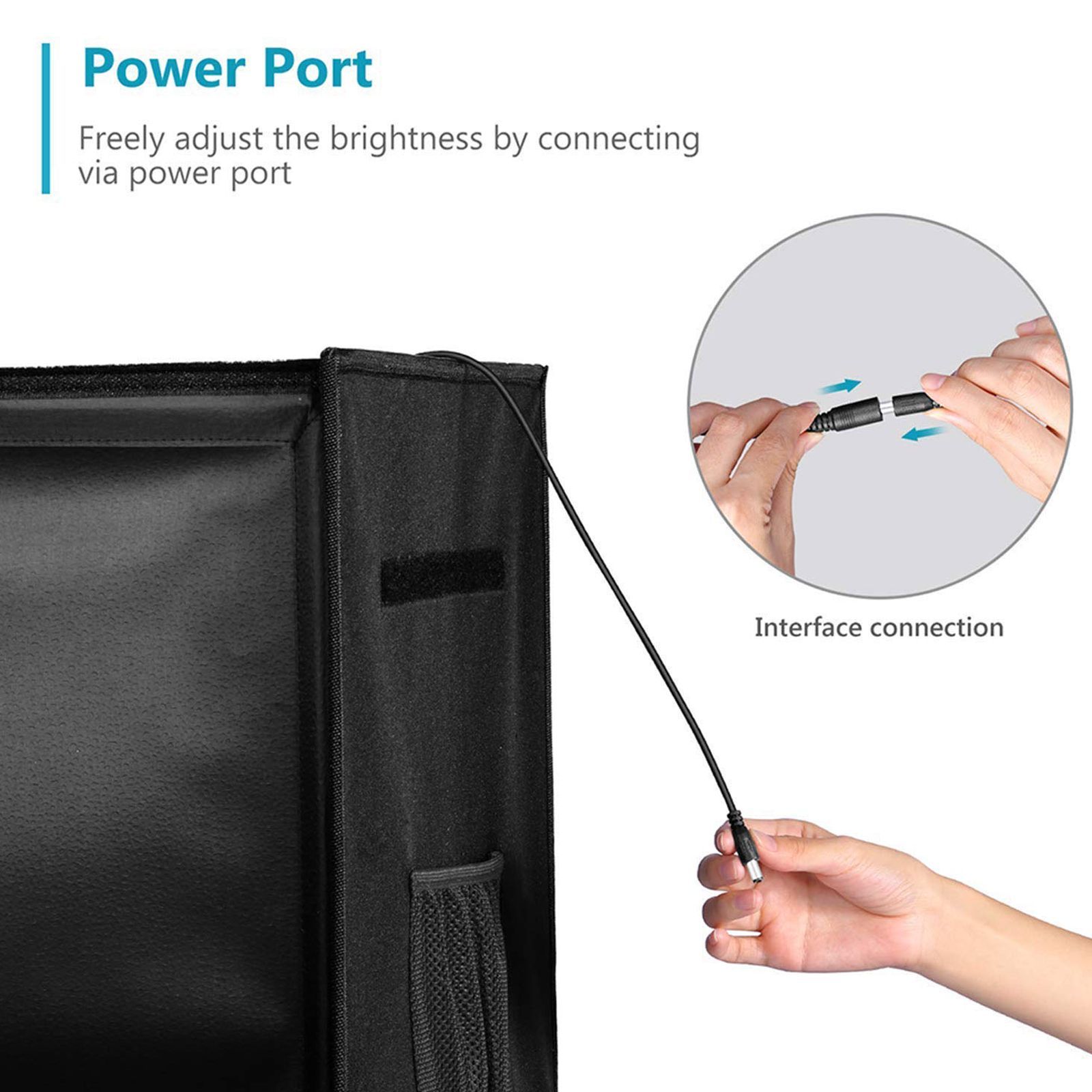 HIFFIN Portable Light Tent (Built-in LED Lights) HIFFIN Portable Light Tent (Built-in LED Lights)_4