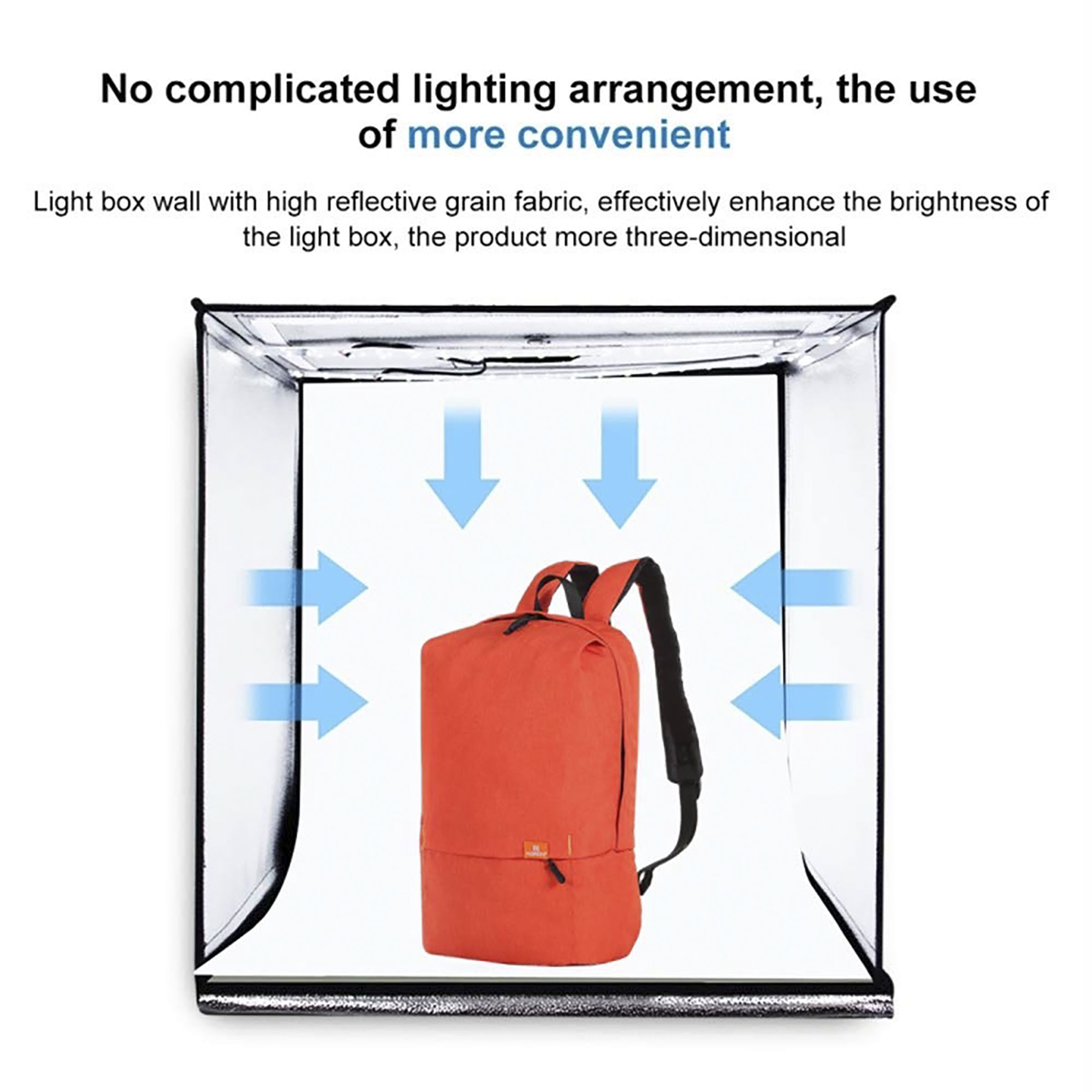 HIFFIN Portable Light Tent (Built-in LED Lights) HIFFIN Portable Light Tent (Built-in LED Lights)_7