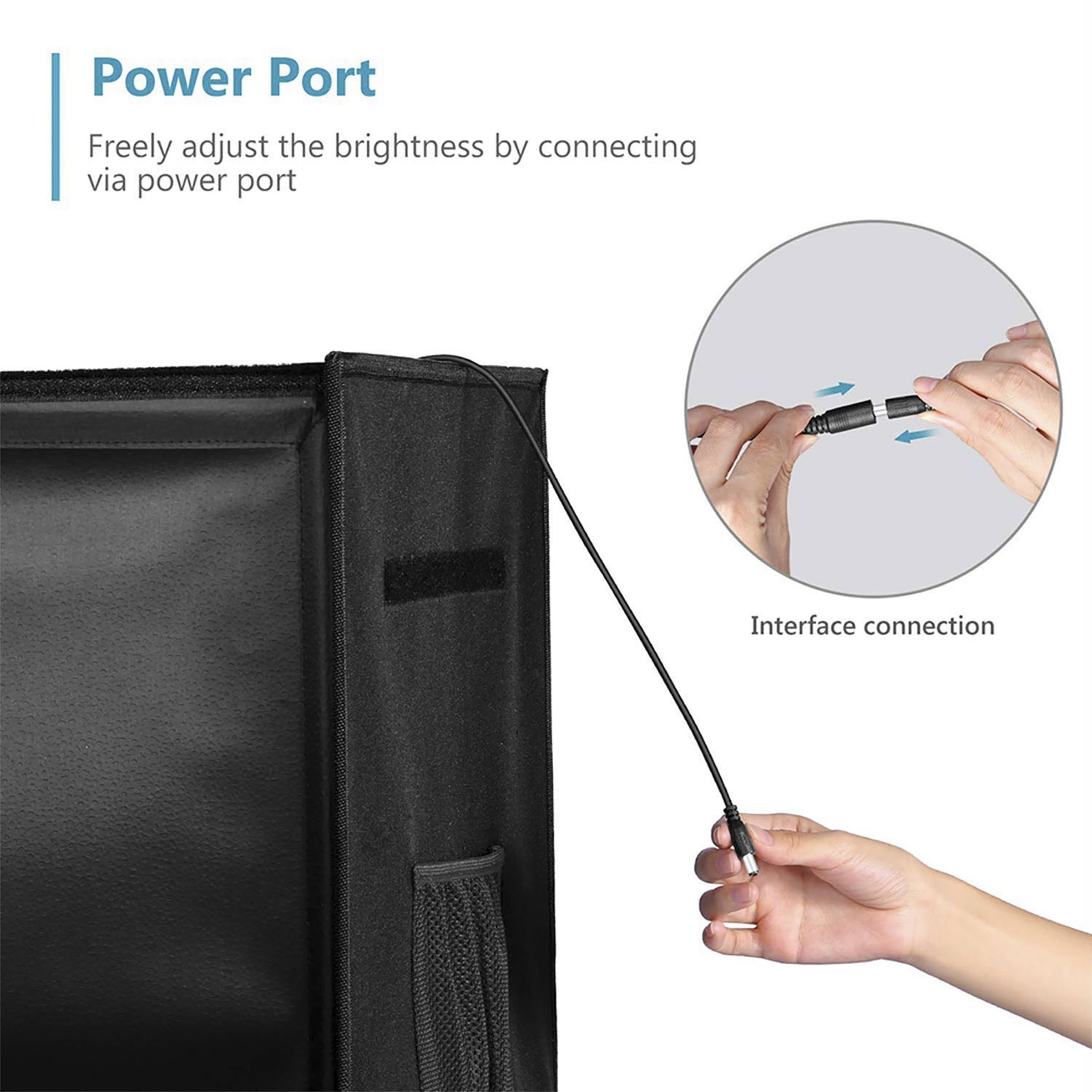 HIFFIN Portable Light Tent (Built-in LED Lights) HIFFIN Portable Light Tent (Built-in LED Lights)_9