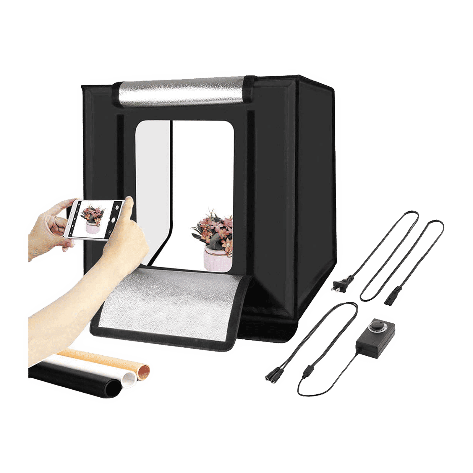 HIFFIN Light Tent with Carry Bag for Photography (Magnet LED Strips)_5