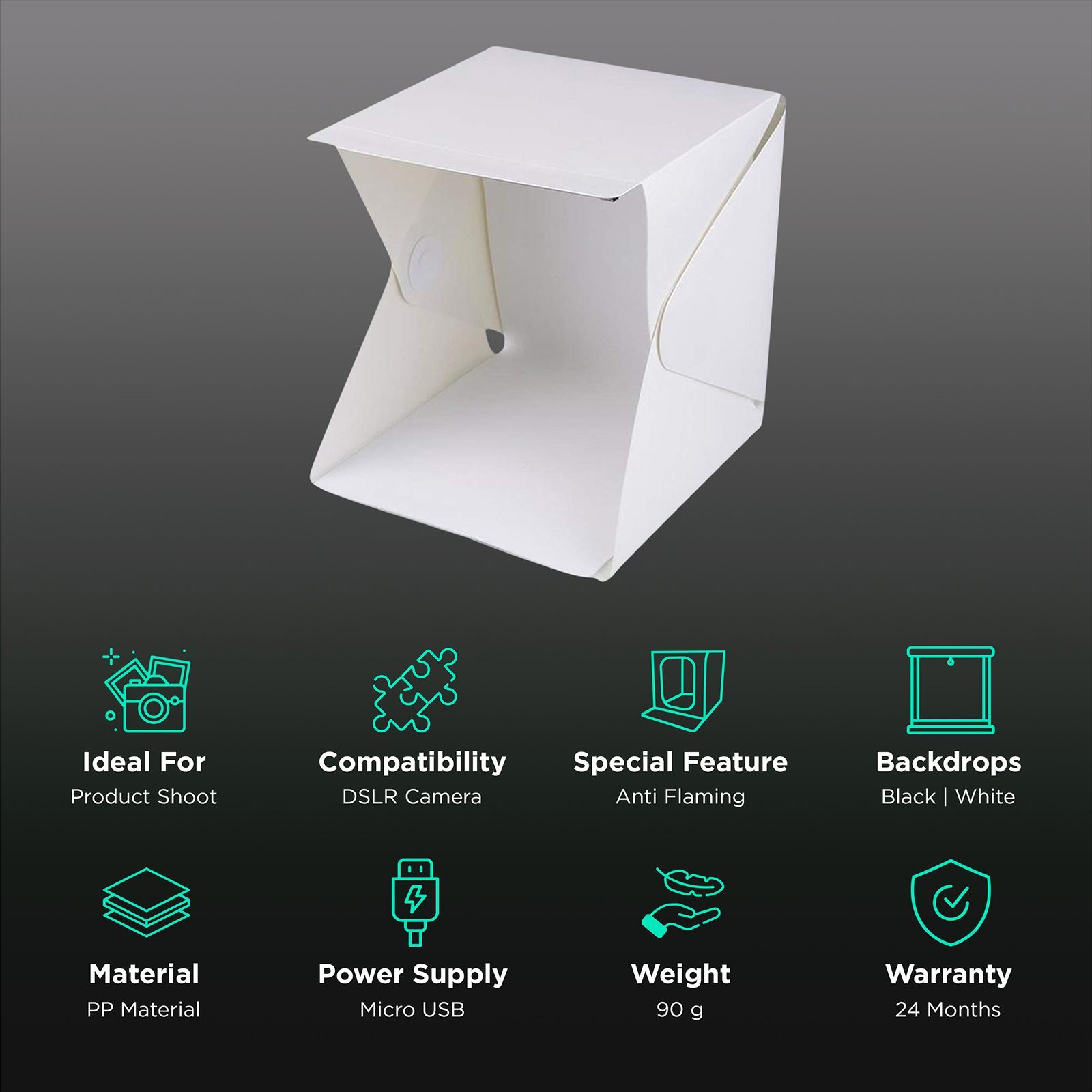 HIFFIN Light Box for Still Photography (Compact & Portable) HIFFIN Light Box for Still Photography (Compact & Portable)_2